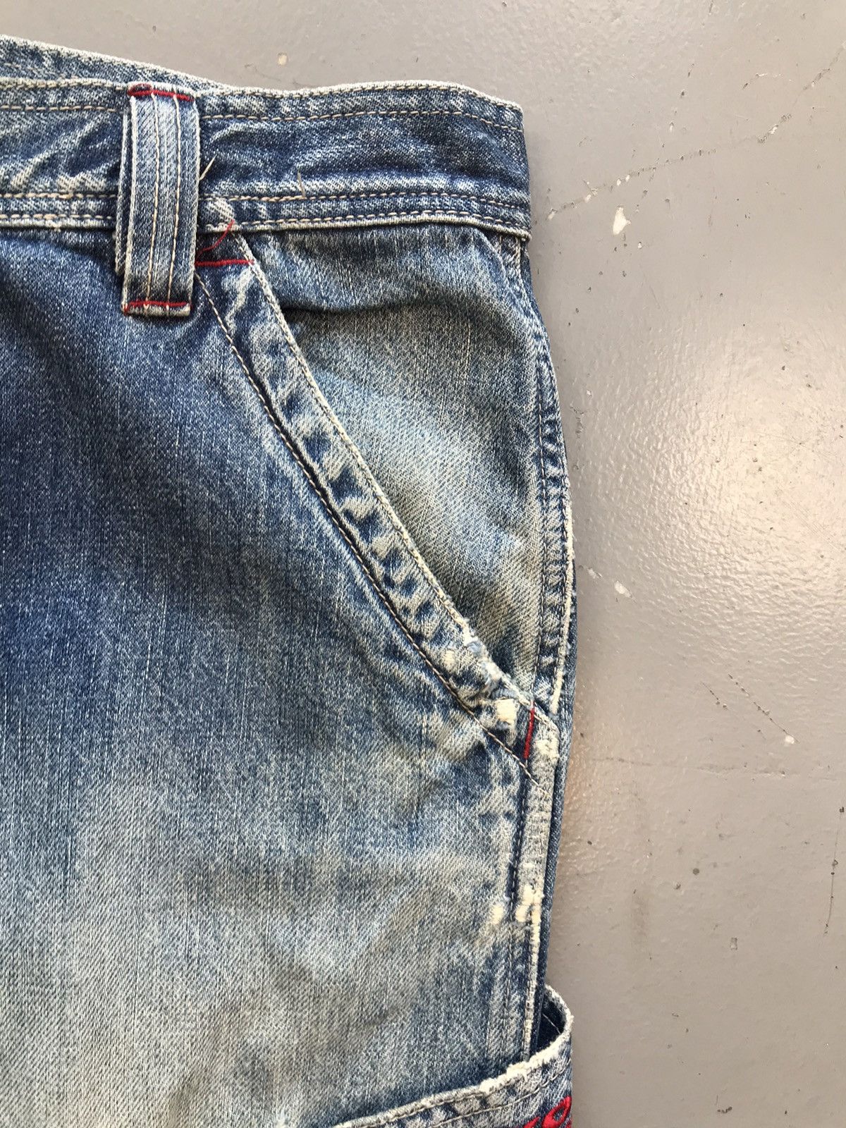 Vintage Vintage piko distressed big pocket denim Size US 30 / EU 46 - 6 Thumbnail