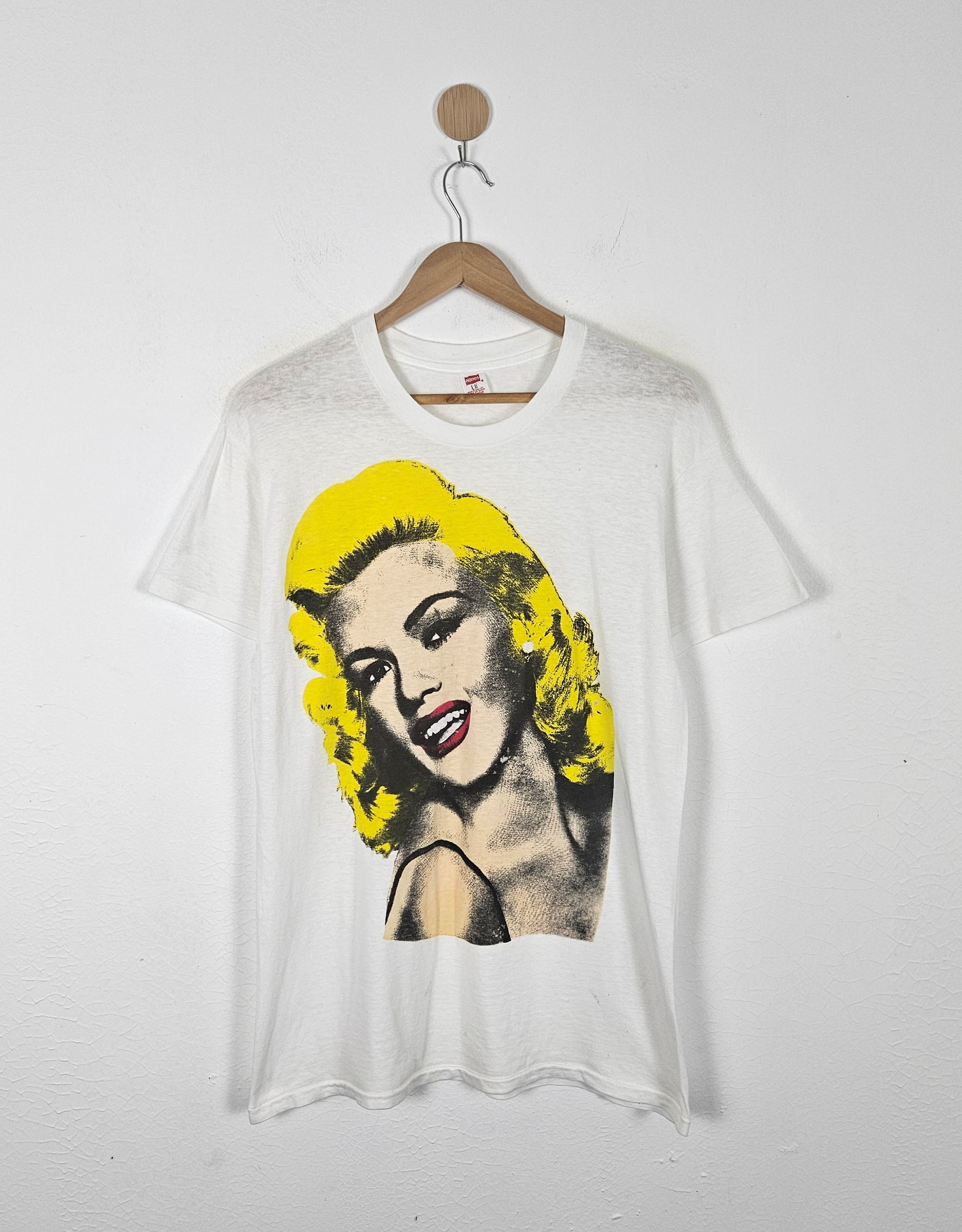 Vintage Marilyn Monroe 80s pop art print shirt