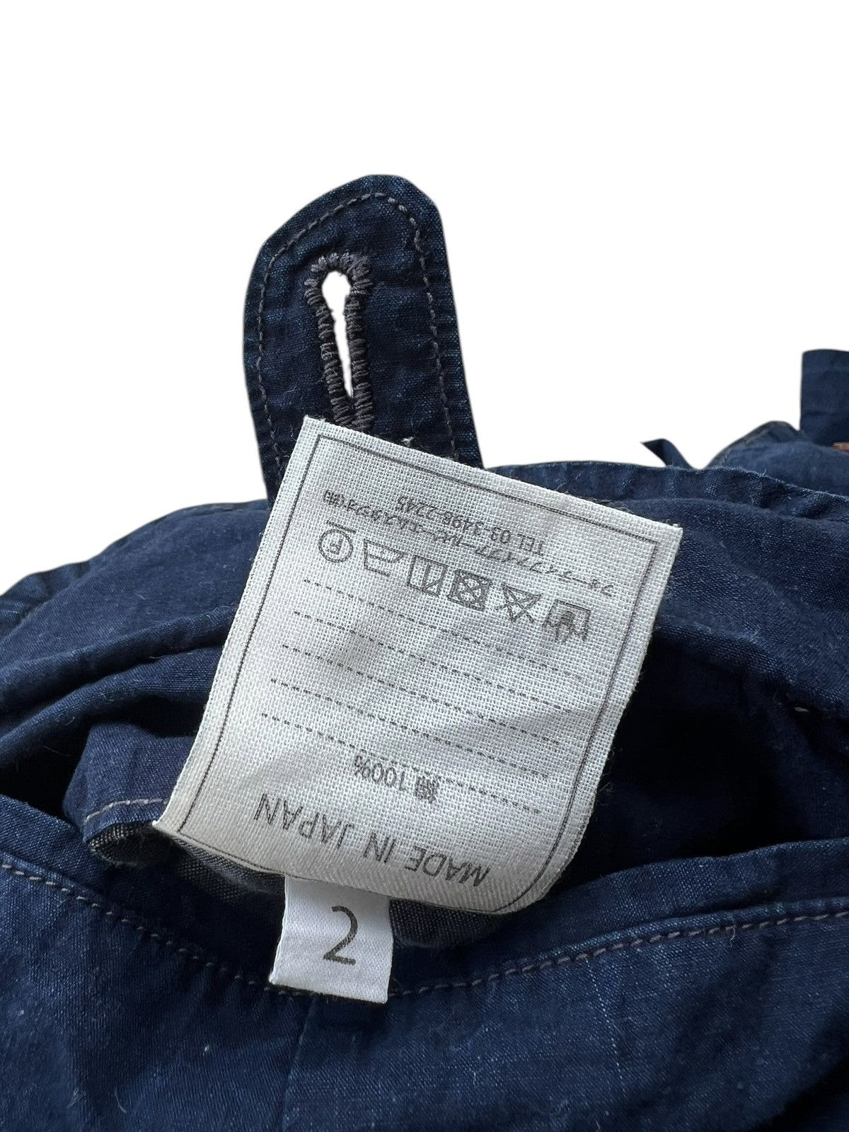45rpm × Indigo 45rpm Japan Indigo Cotton Poplin Gurkha Trouser Pant Loose Size US 32 / EU 48 - 23 Thumbnail