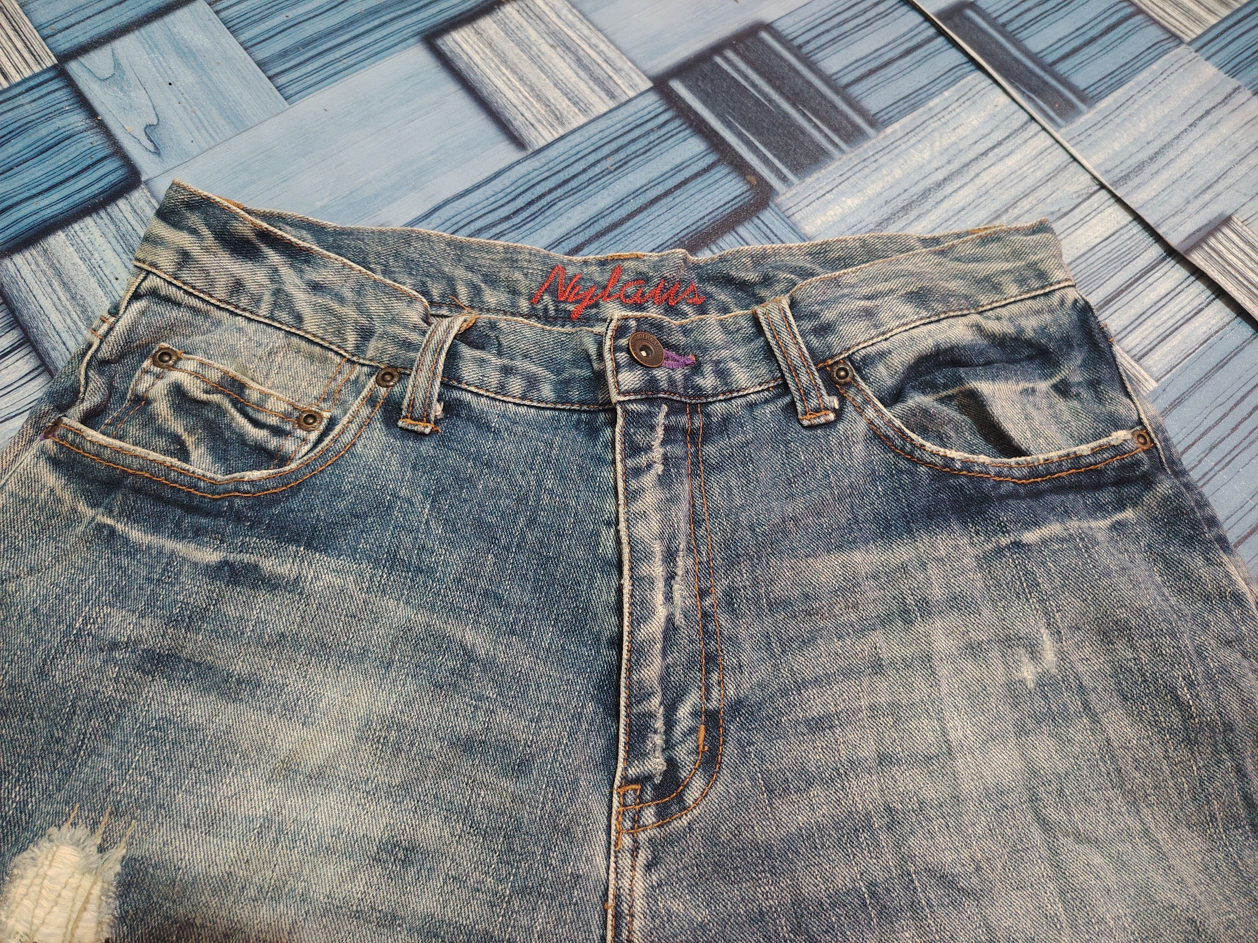 Who Decides War Japanese Nylaus Jeans Distressed denim Size US 32 / EU 48 - 17 Thumbnail