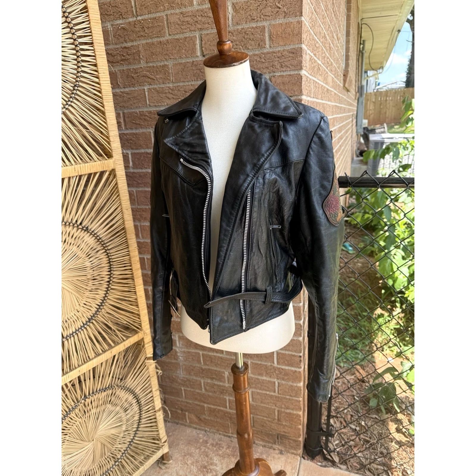 Vintage VINTAGE Universal Rider Women’s Jacket Leather Motorcycle USA Black S Womens Size S / US 4 / IT 40 - 6 Thumbnail