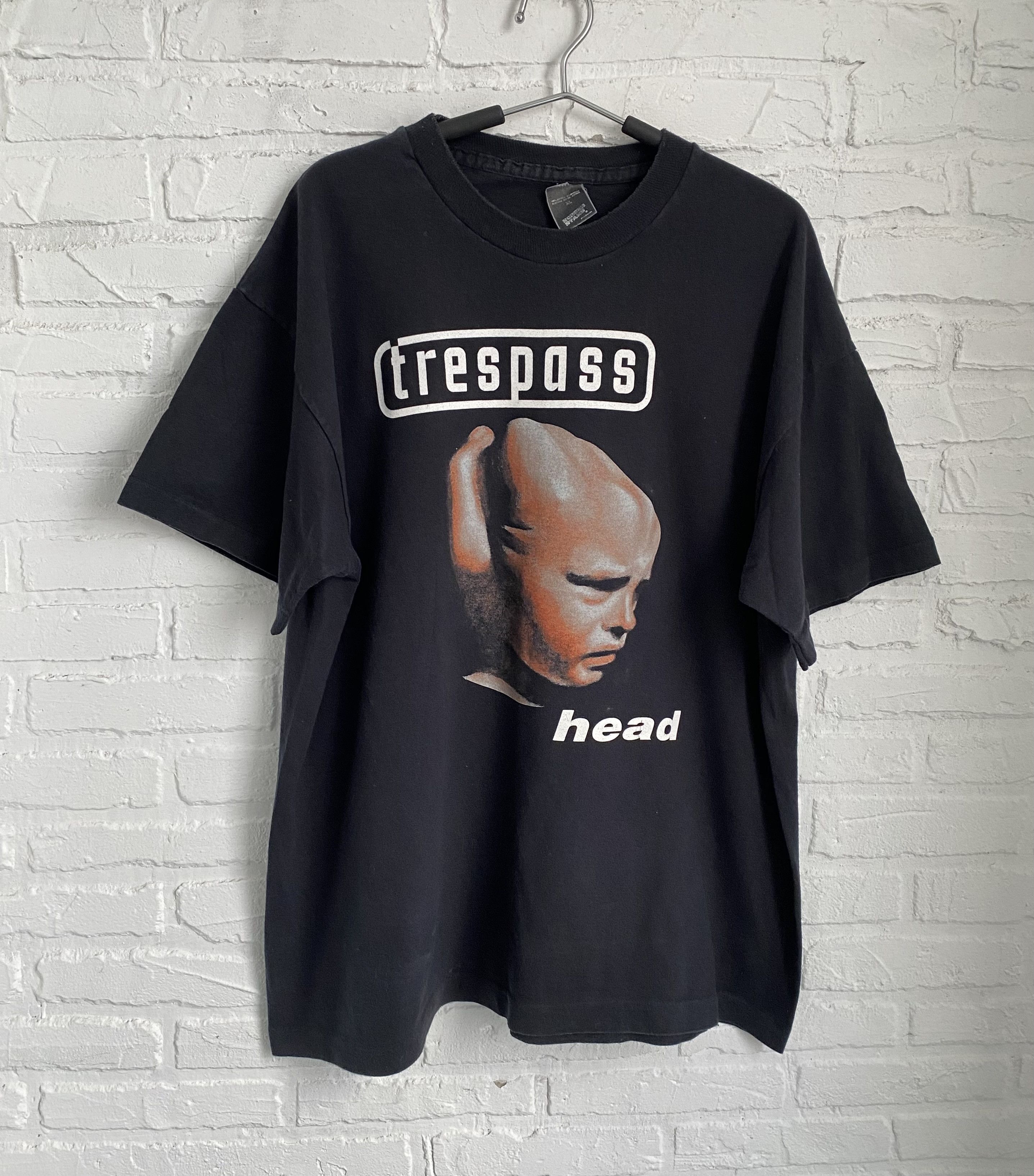 Band Tees × Vintage Vintage 1993 Trespass Head F*CK You metal t-shirt Size US XL / EU 56 / 4 - 1 Thumbnail