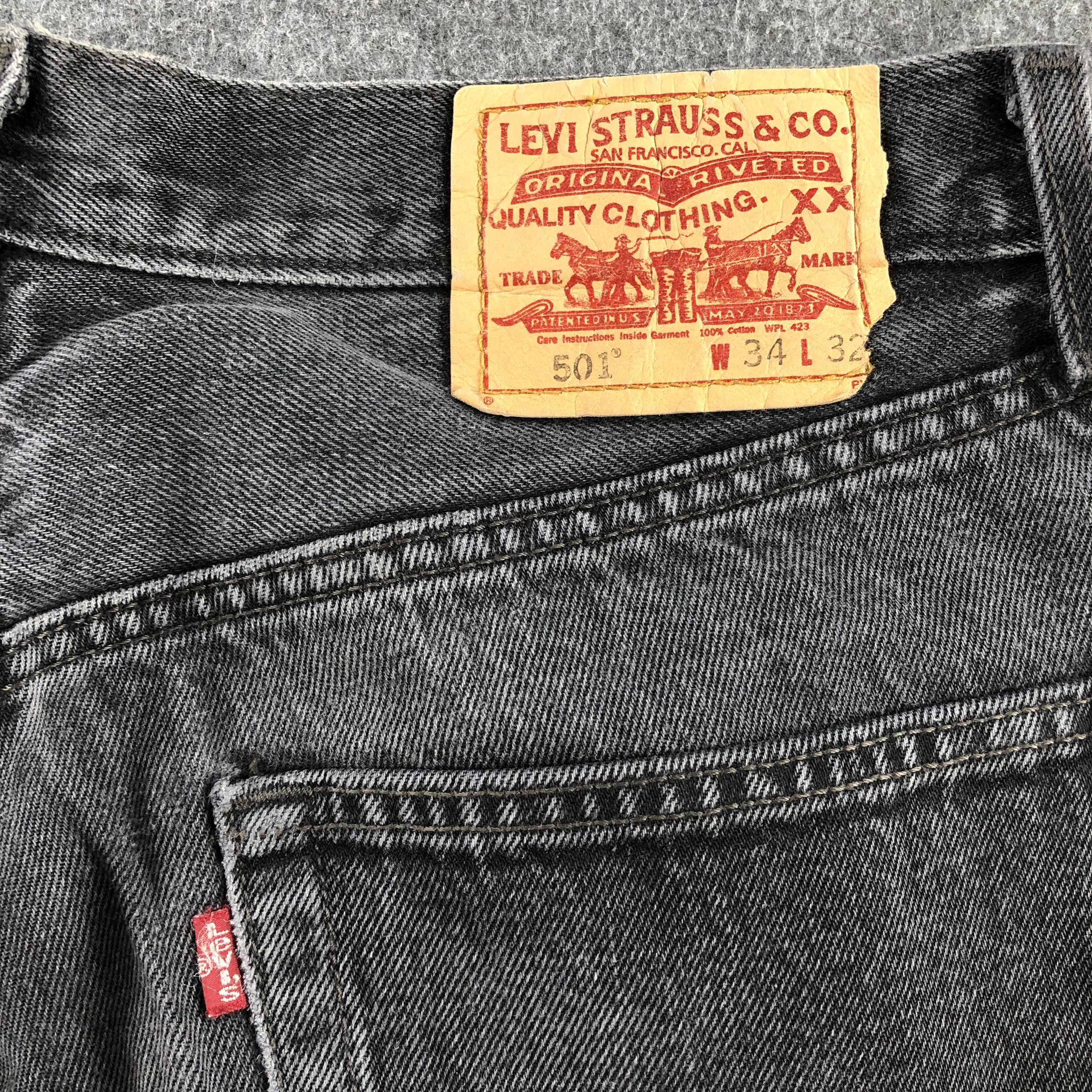 Levi's Vintage Distress Levis 501 Jeans-J1438 Size US 33 - 5 Thumbnail