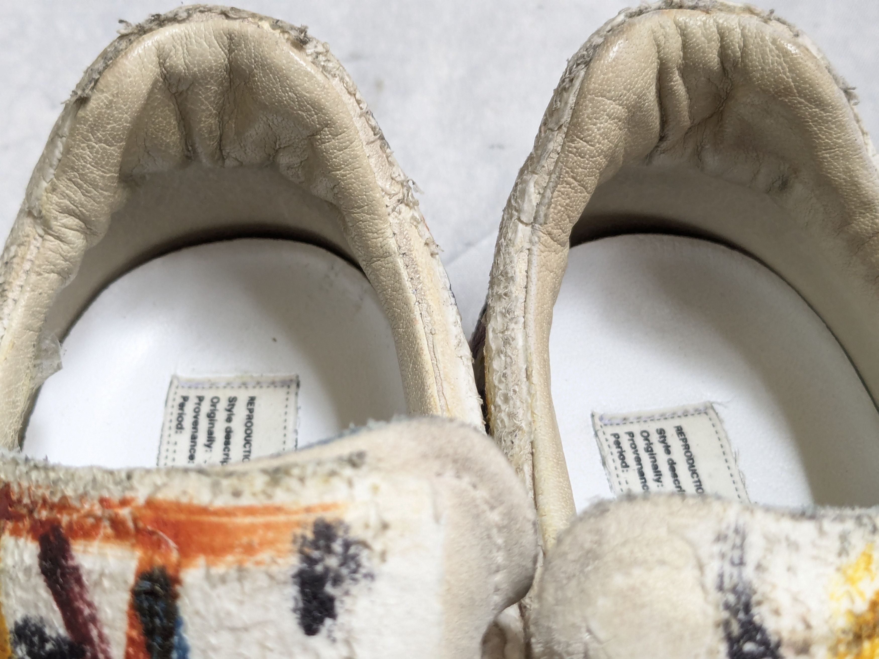 Maison Margiela Maison Margiela GAT Replica Paint Splatter White 10 43 Lows Size US 10 / EU 43 - 8 Thumbnail