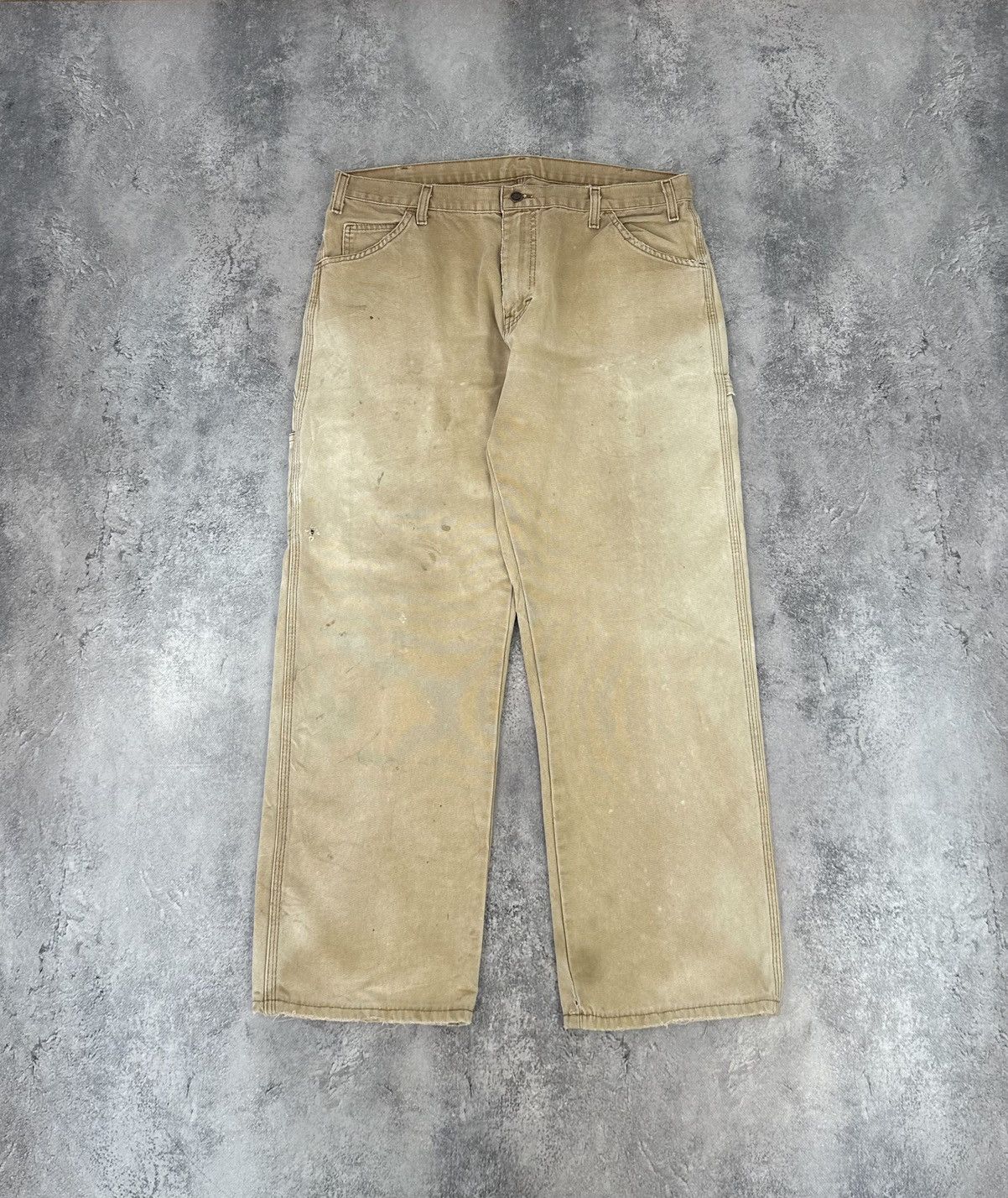 Dickies Vintage 90s Dickies USA Carpenter Utility Baggy Work Pants Size US 38 / EU 54 - 2 Thumbnail