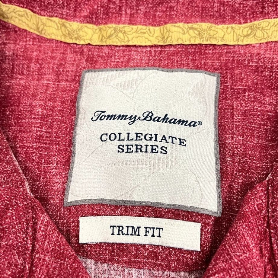 Tommy Bahama VINTAGE Tommy Bahama Shirt Mens M Red Floral Hawaiian TomBahama Florida State Seminoles Shirt Mens M Red Hawaiian Floral Size US M / EU 48-50 / 2 - 4 Thumbnail