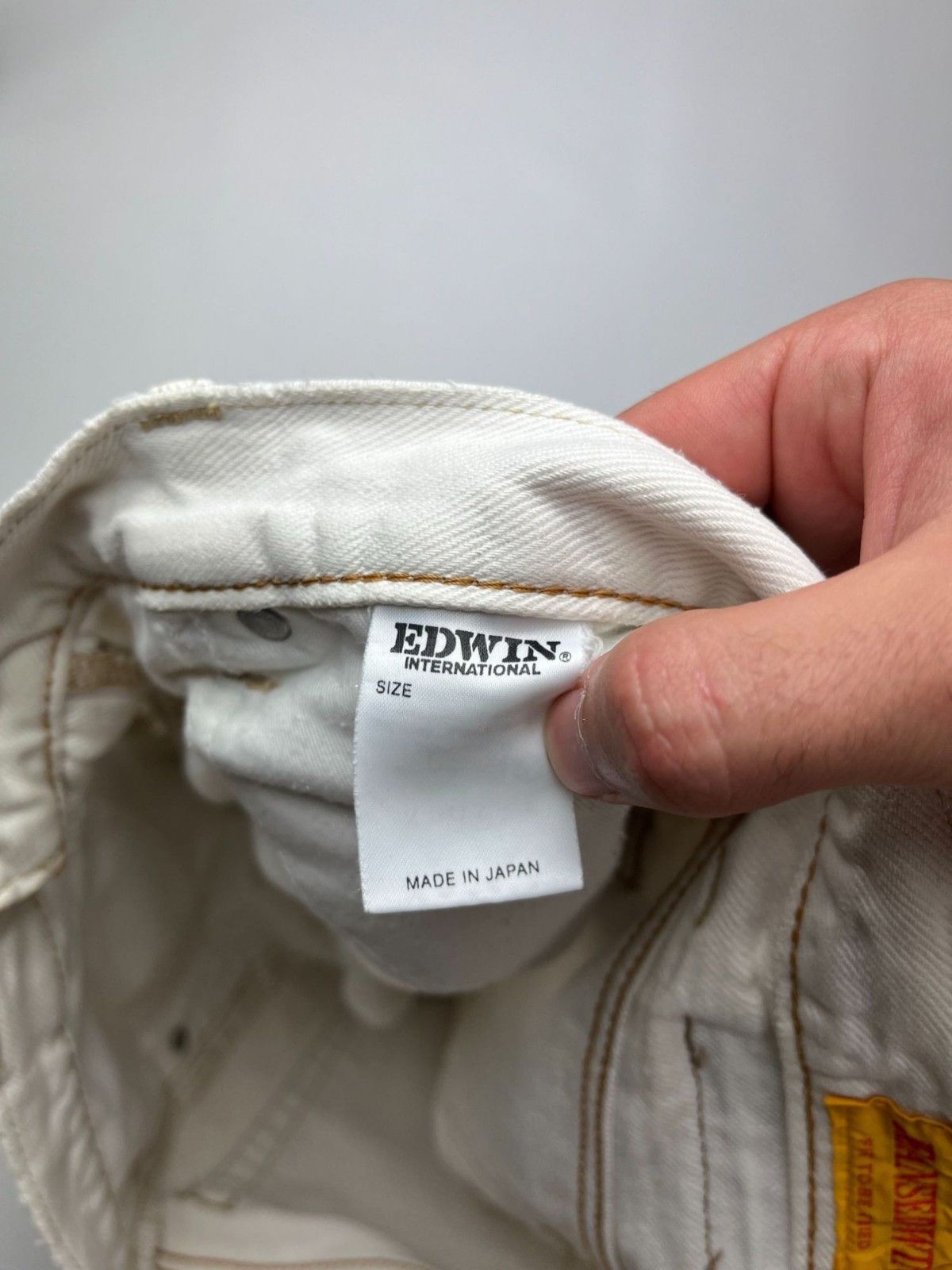 Edwin Edwin Japan White Baggy Jeans – Size 32 Size US 32 / EU 48 - 5 Thumbnail
