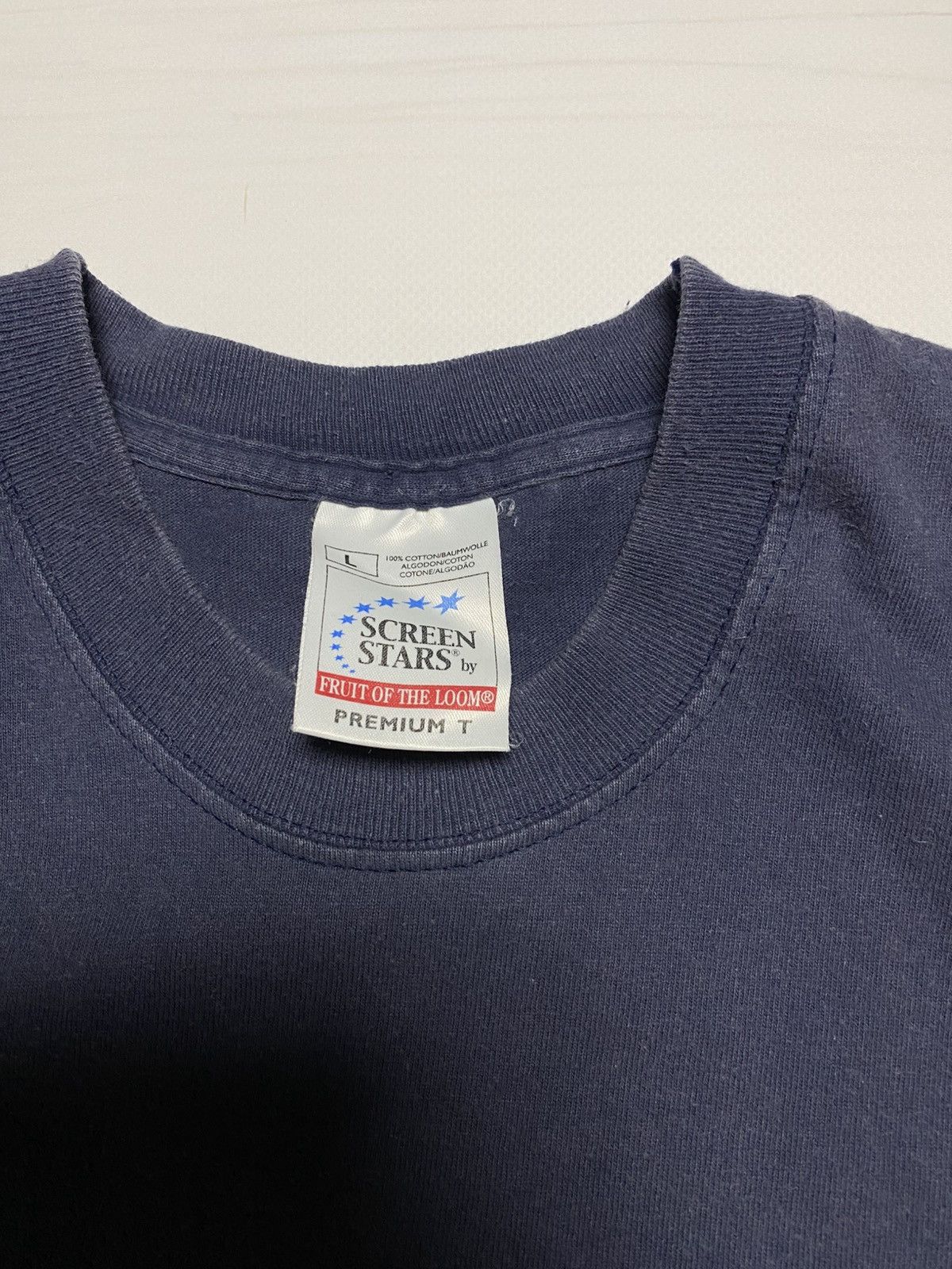 Vintage Vintage British Grand Prix 2002 motorcycle faded t shirt Size US L / EU 52-54 / 3 - 3 Thumbnail
