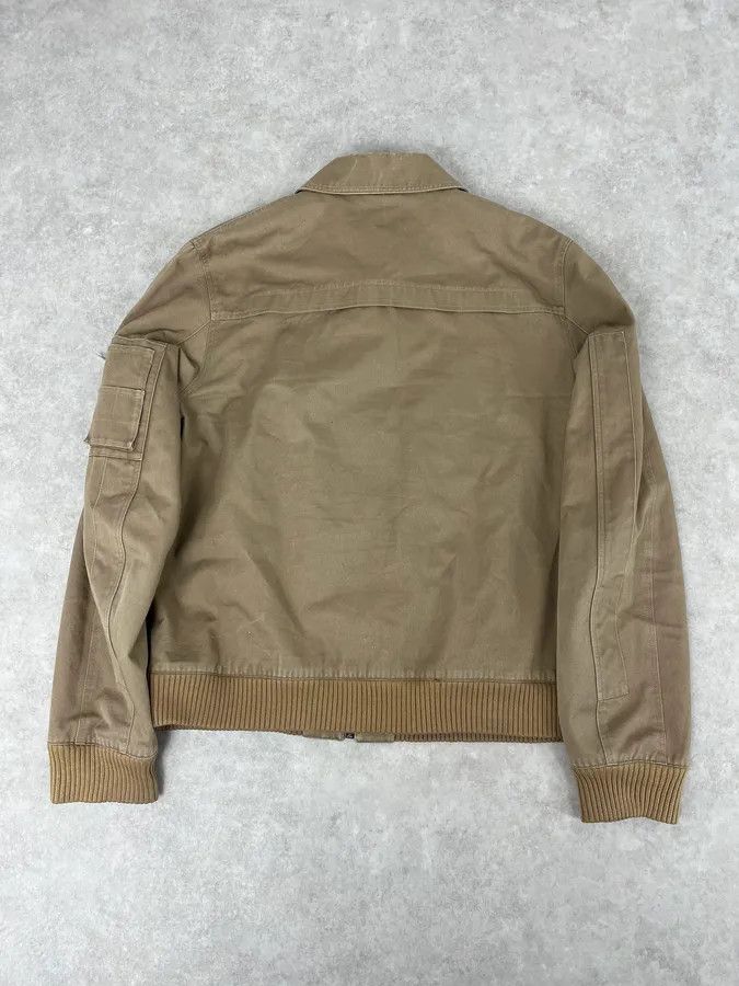 Dior SS2005 Dior Beige Cotton Bomber Jacket Cargo Pocket by Hedi Slimane Size US M / EU 48-50 / 2 - 6 Thumbnail
