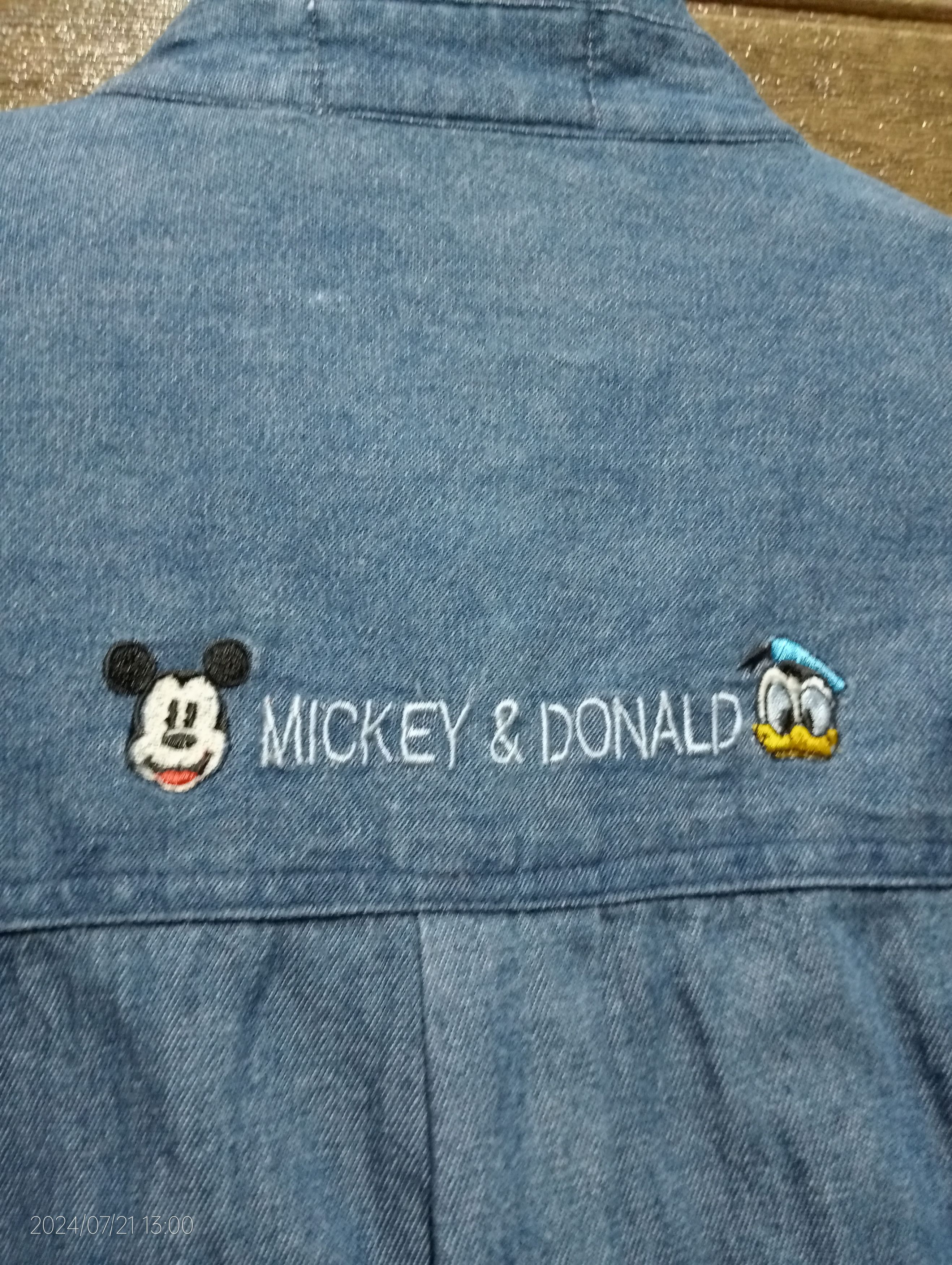Mickey & Co. Vintage '90s Embroidery Mickey & Co. Button Down L/S Shirts Size US L / EU 52-54 / 3 - 4 Thumbnail