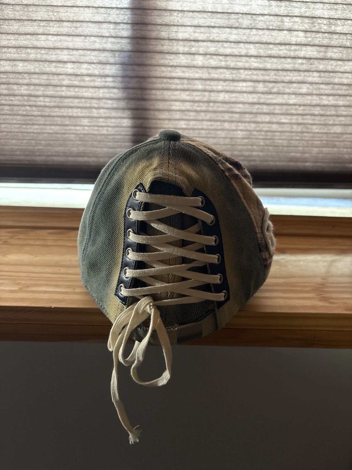 Racer Worldwide Racer Denim Lace-Up Ball Cap Size ONE SIZE - 3 Thumbnail