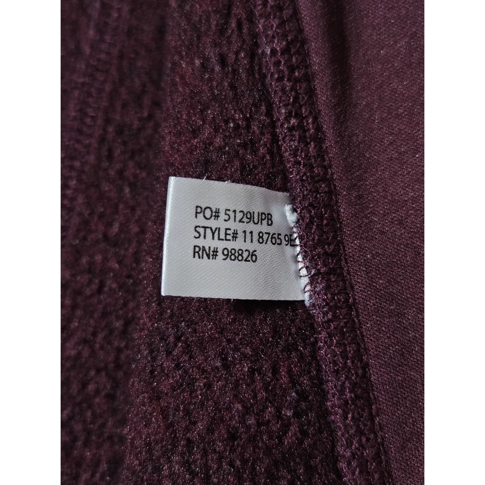 U.S. Polo Assn. US Polo Assn Burgundy Full Zip feece Sweater Jacket Mens L Size US L / EU 52-54 / 3 - 9 Thumbnail