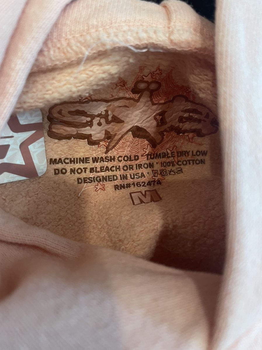 Sp5der Spider Sweatshirt Bellini Salmon Ss23 Size US M / EU 48-50 / 2 - 2 Thumbnail