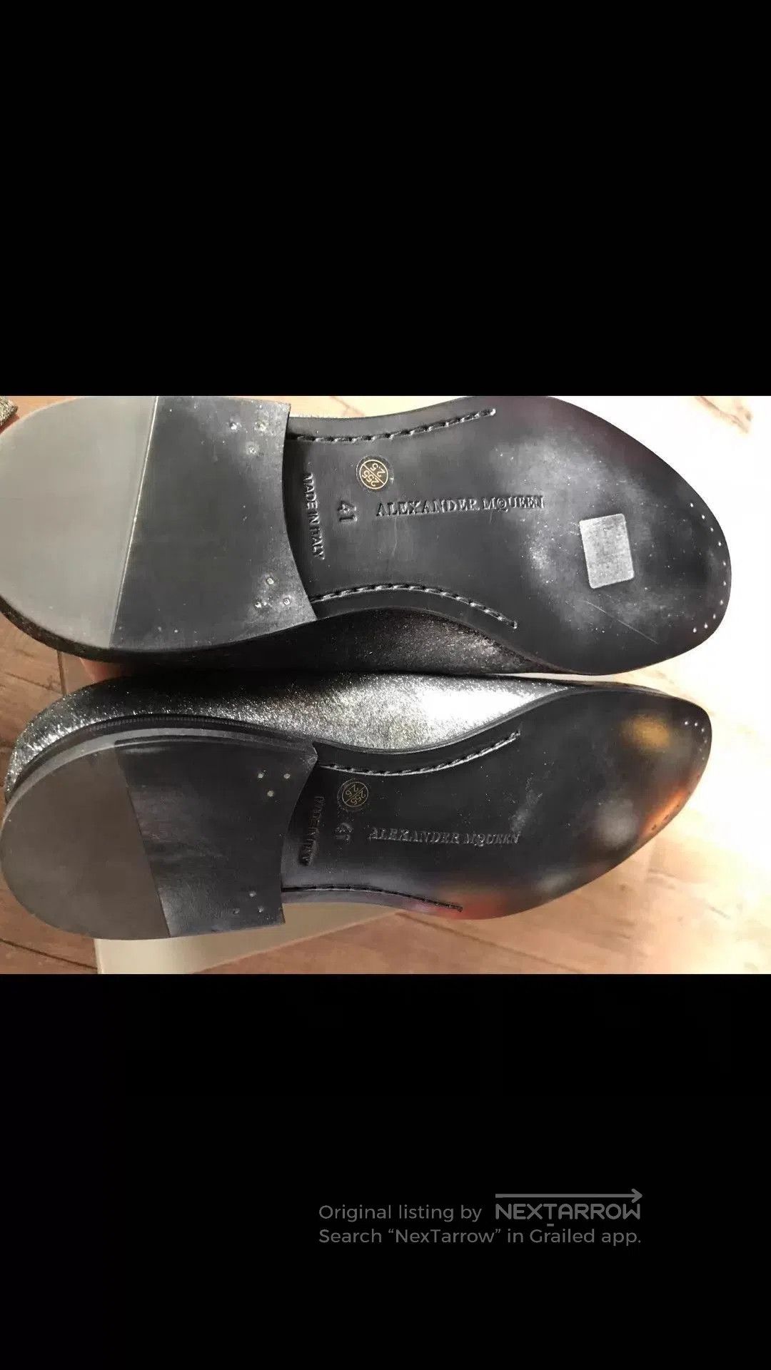 Alexander McQueen Silver Slip. Size US 11 / EU 44 - 8 Thumbnail