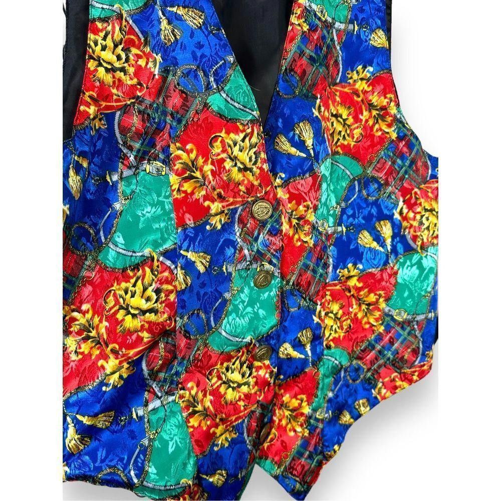 Industry of All Nations Vintage kitschy Vest Size S / US 4 / IT 40 - 3 Thumbnail
