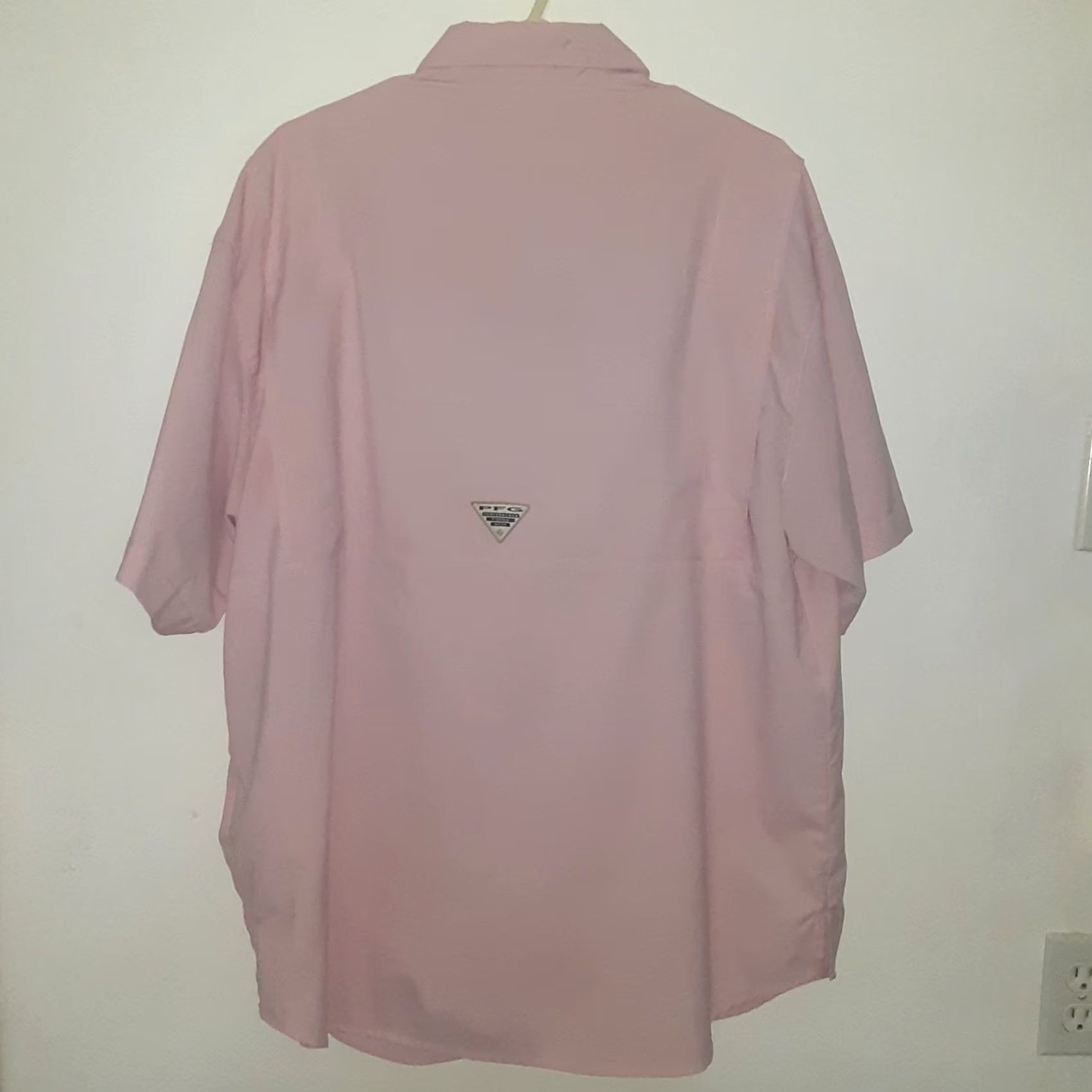 Pinko VINTAGE Columbia PFG Fishing Shirt Mens L Pink Short Sleeve Vented Outdoors Omni-Shade Size US L / EU 52-54 / 3 - 7 Thumbnail
