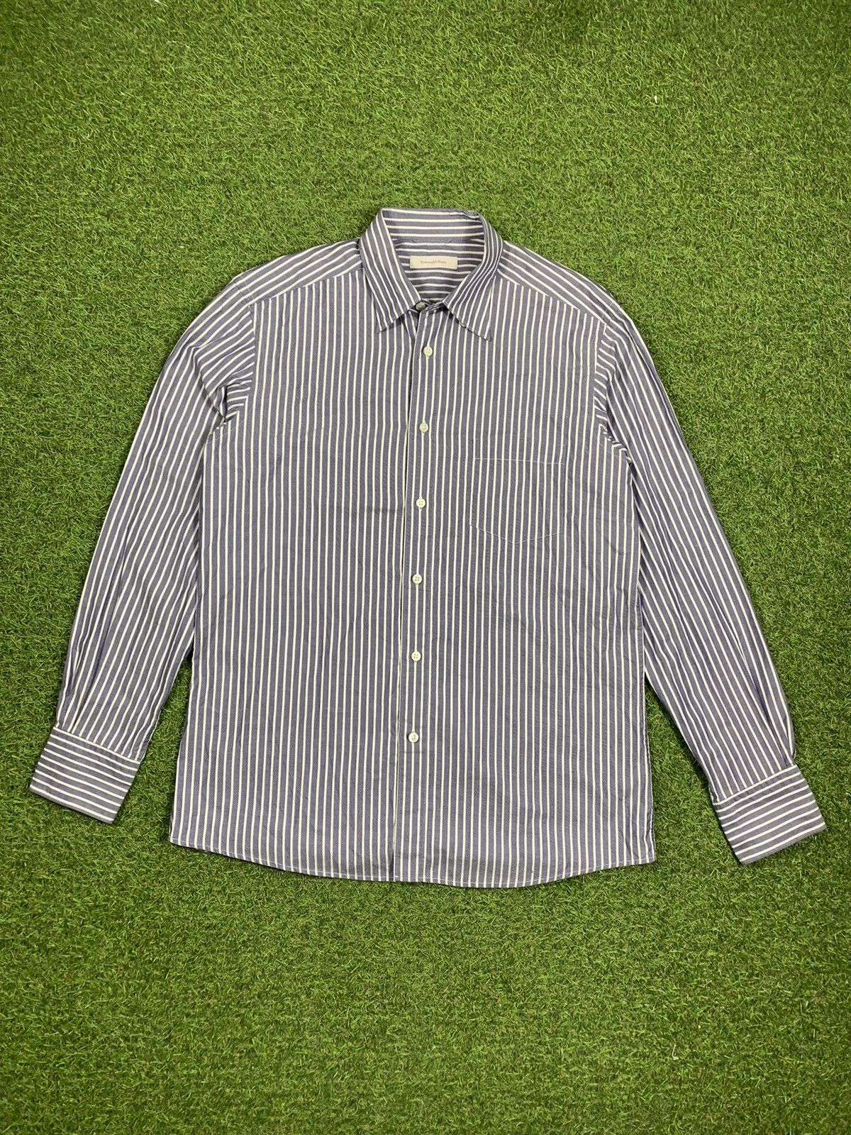 Ermenegildo Zegna Vintage Y2K Ermenegildo Zegna shirt streetwear style size L Size US L / EU 52-54 / 3 - 1 Thumbnail