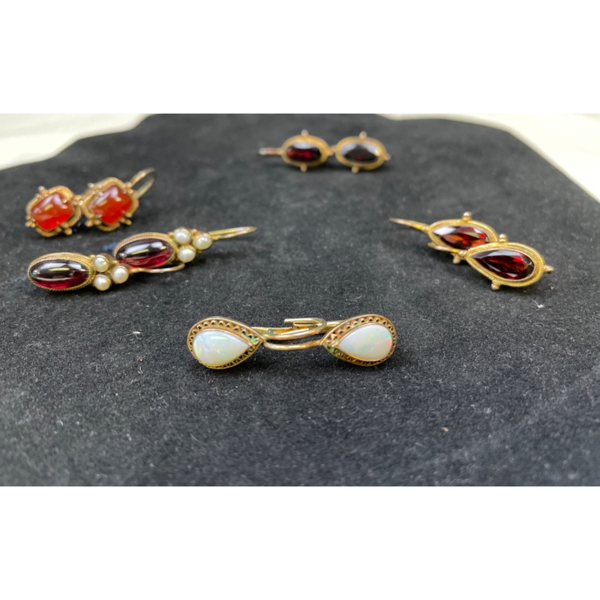 Other Vintage Women's Dangling Earings with Stones set of 6 SKU 61 Size ONE SIZE - 6 Thumbnail