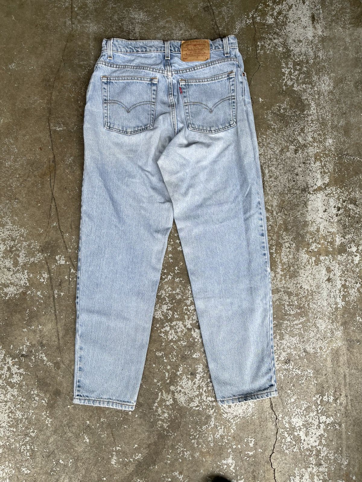Levi's Vintage Levi’s 550s Made In USA Denim Jeans Size 30" / US 8 / IT 44 - 6 Thumbnail