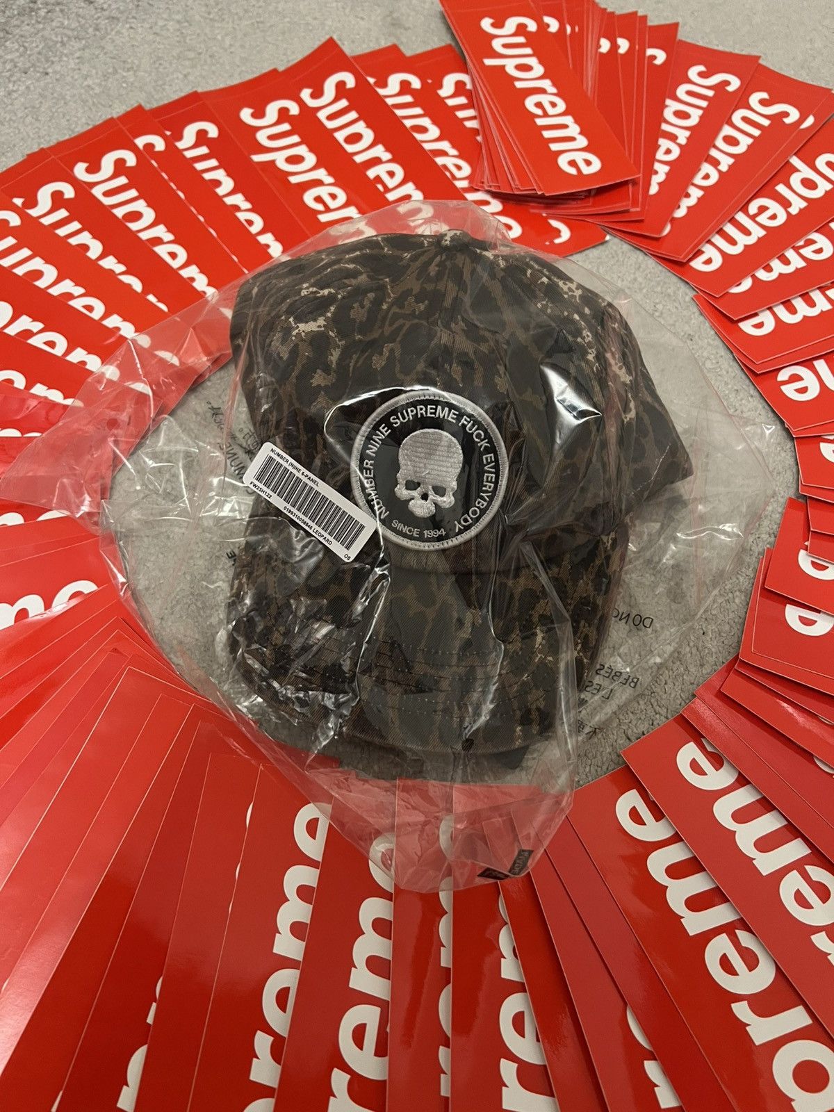 帽子 Supreme x Number (N)ine 6-Panel Leopard Supreme Number (N)ine