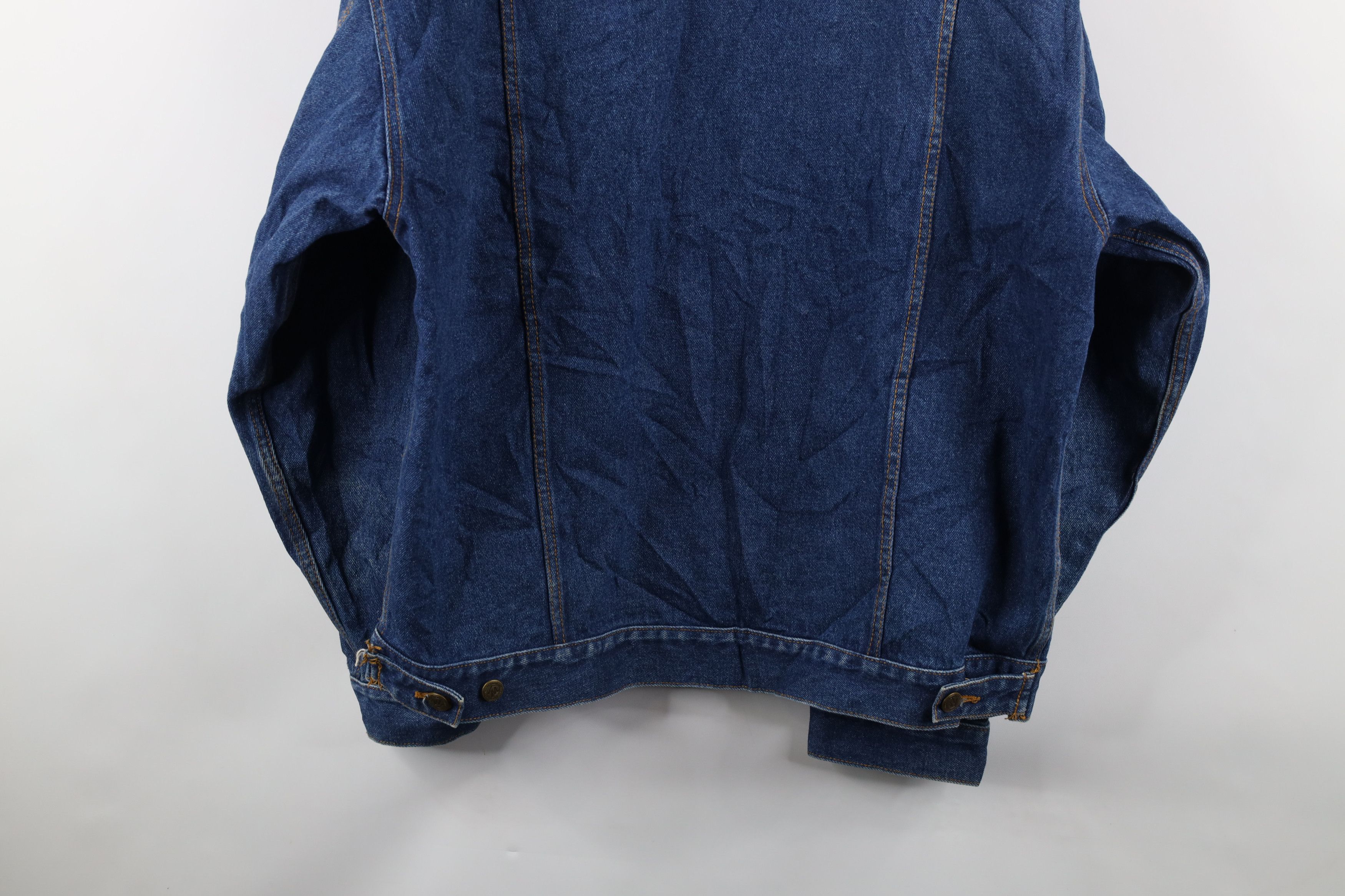 Marlboro × Vintage Vintage 90s Marlboro Collar Denim Trucker Jacket Blue Size US XL / EU 56 / 4 - 12 Thumbnail