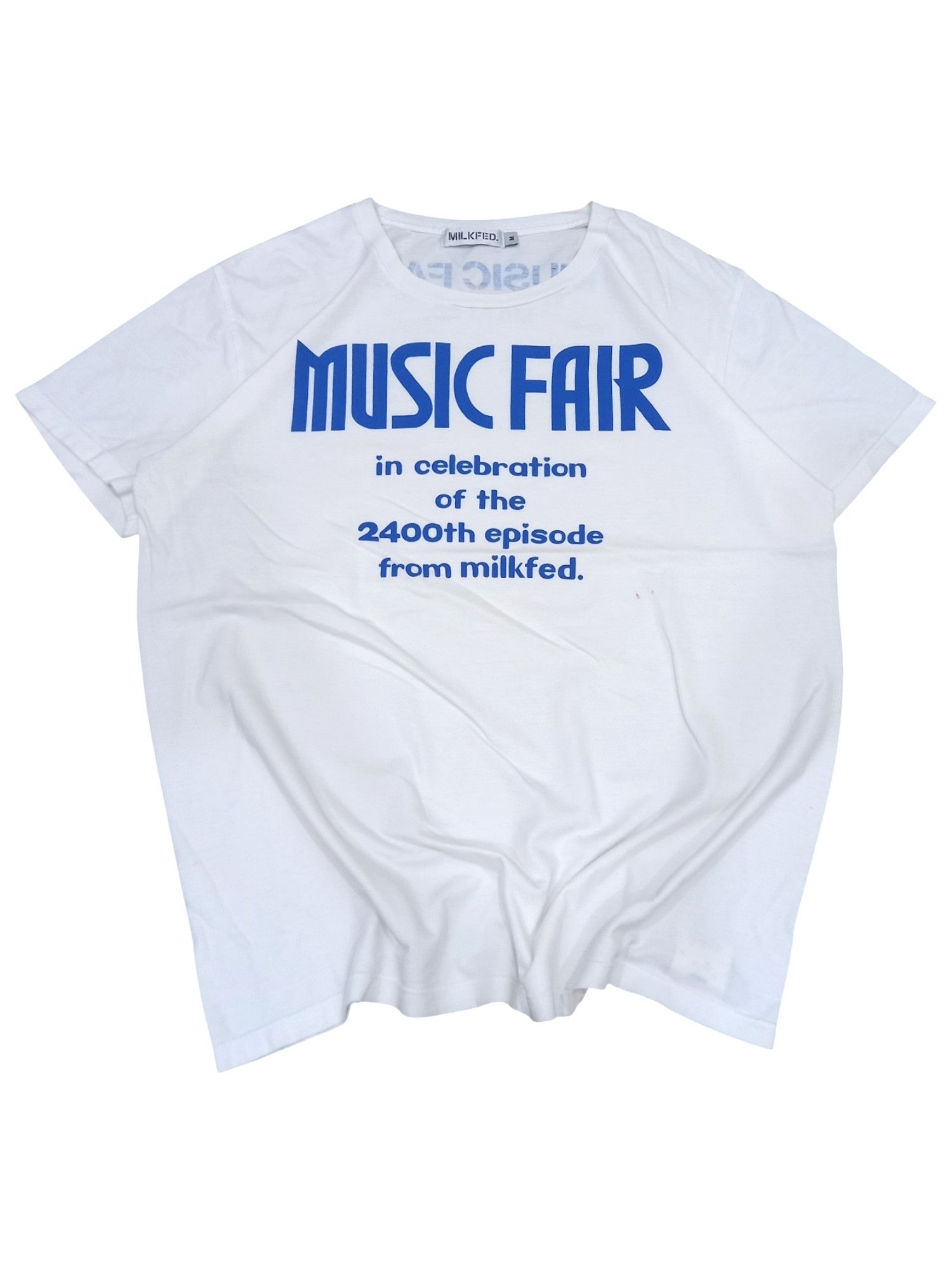 MILKFED Milkfed Japanese Brand "Music Fair 2400th Episode" Tee Size M / US 6-8 / IT 42-44 - 1 Thumbnail