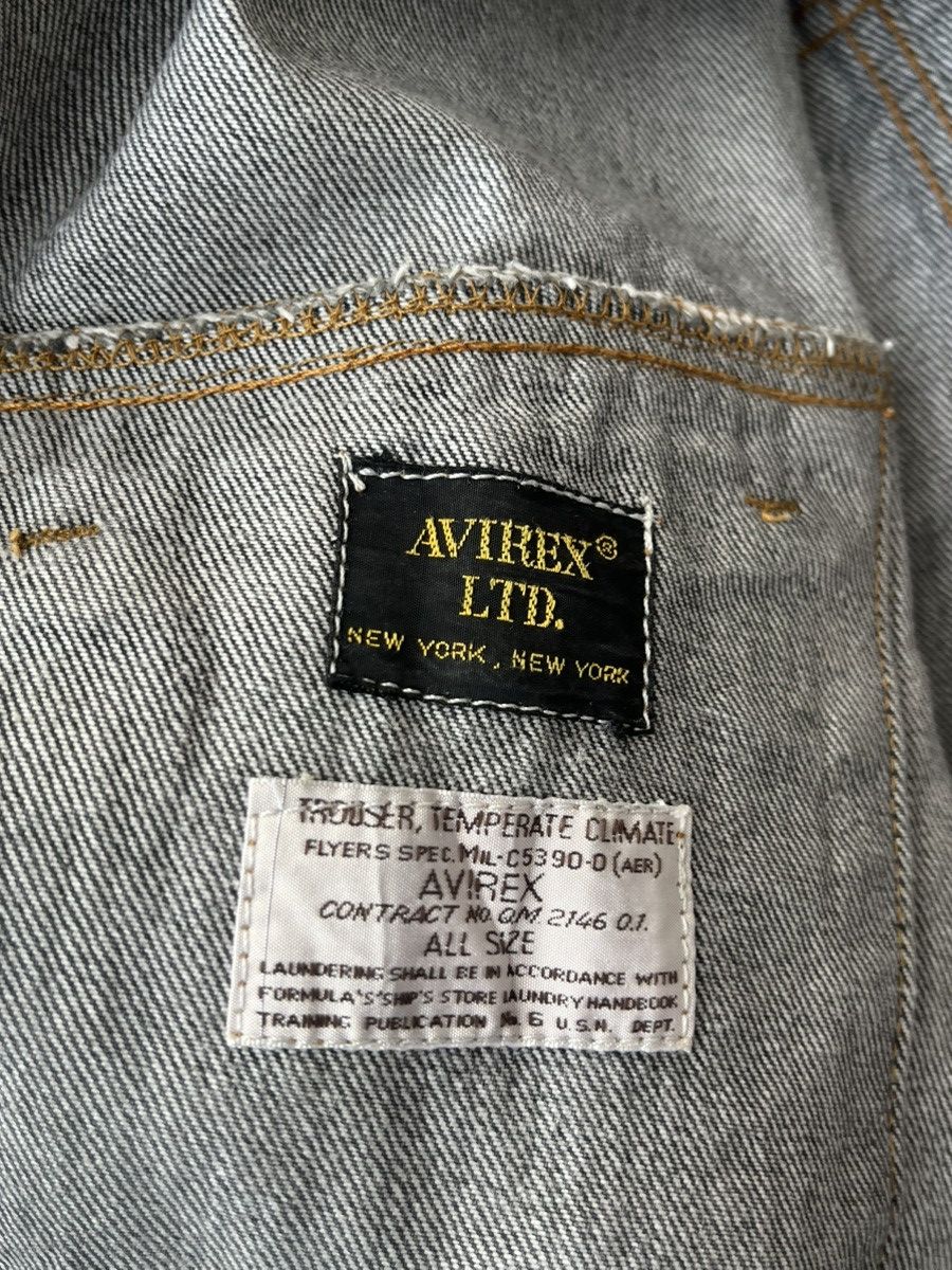 Avirex RARE VINTAGE AVIREX DENIM JACKET 🇺🇸 Size US S / EU 44-46 / 1 - 10 Thumbnail