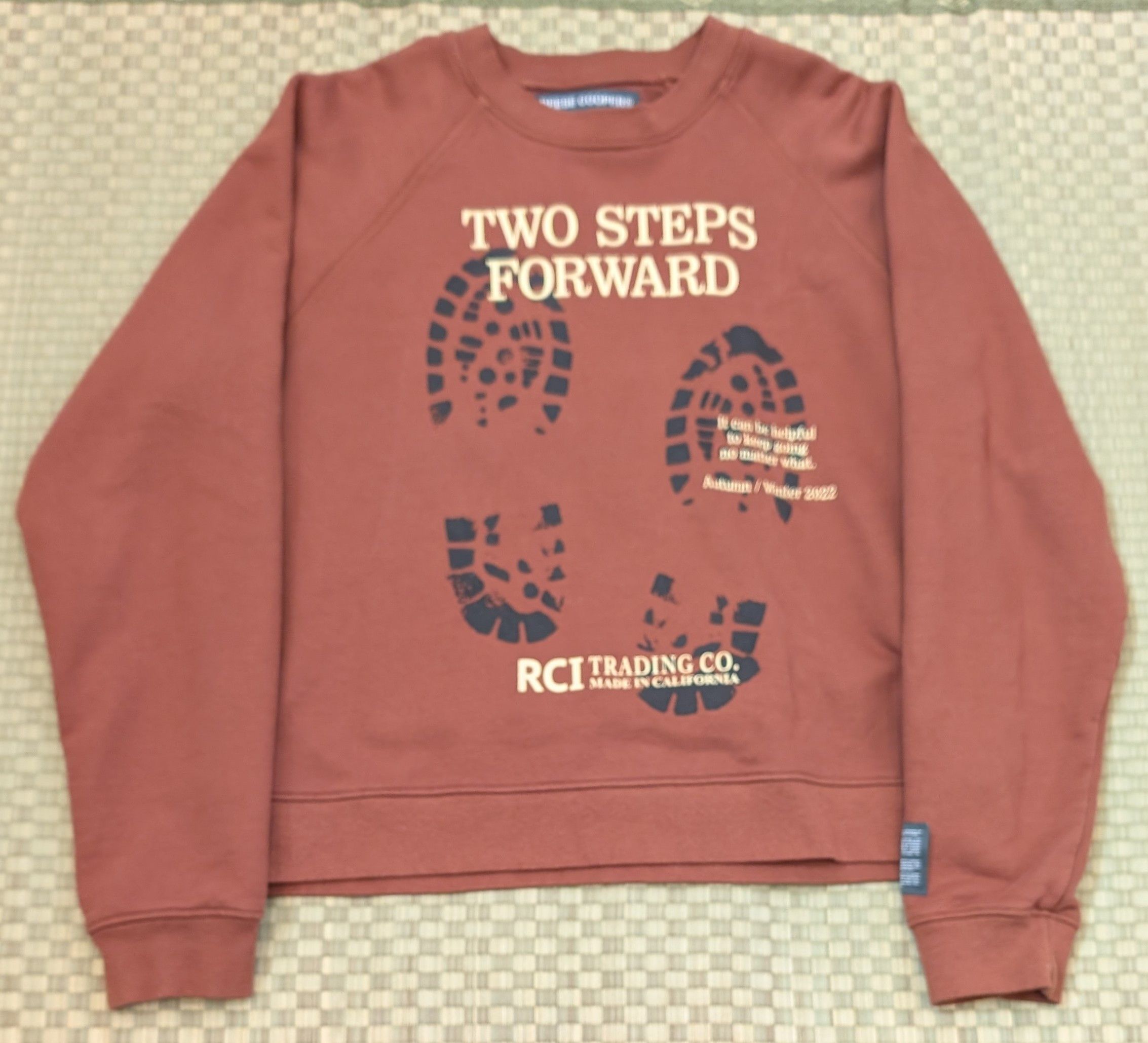 Reese Cooper Reese Cooper Two Steps Bootprint Sweatshirt Made in USA Size US M / EU 48-50 / 2 - 1 Thumbnail