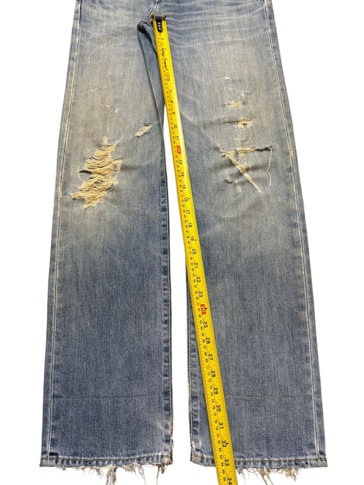 Uniqlo Vintage Y2K Japanese Uniqlo Mud Wash Faded Distressed Loose Size US 32 / EU 48 - 12 Thumbnail
