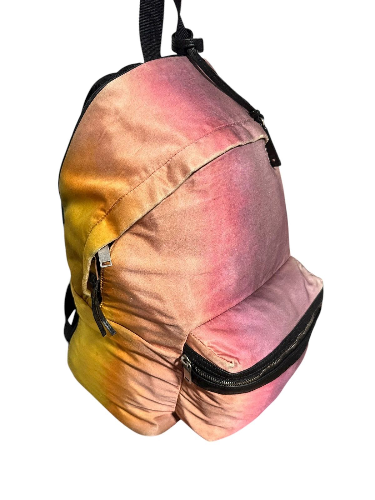 Saint Laurent Paris Saint Laurent 2018 Ombre Satin Faded Rainbow City Backpack Size ONE SIZE - 1 Thumbnail