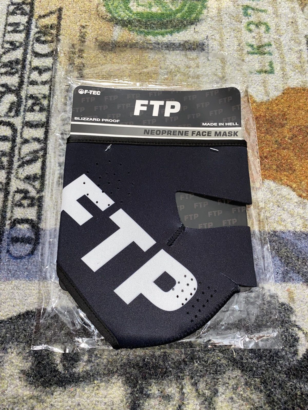 Fuck The Population FTP LOGO NEOPRENE MASK Size ONE SIZE - 1 Thumbnail