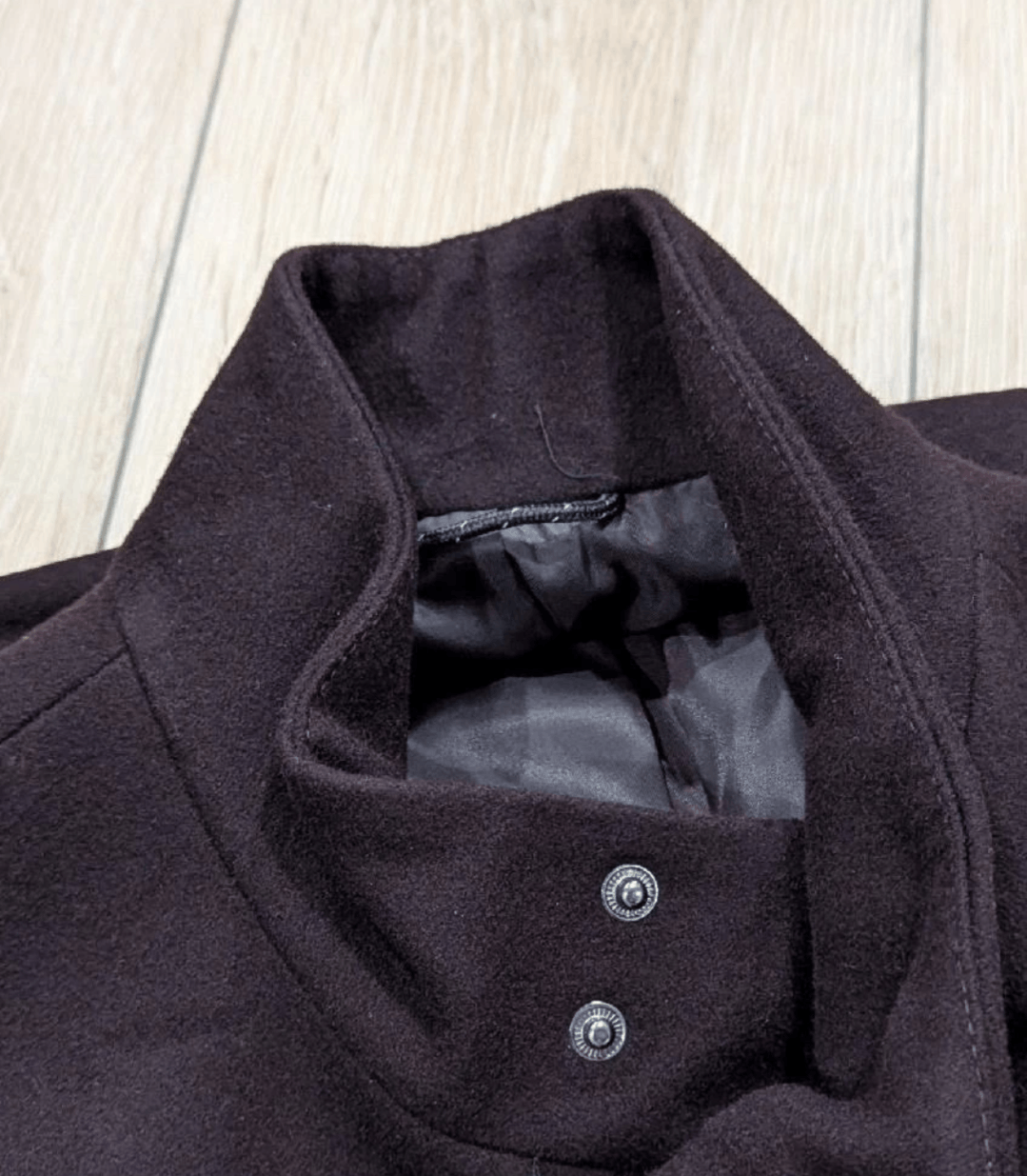 Calvin Klein Calvin Klein Slim Fit Wool-Blend Coat Wine 46R Size US XL / EU 56 / 4 - 2 Thumbnail