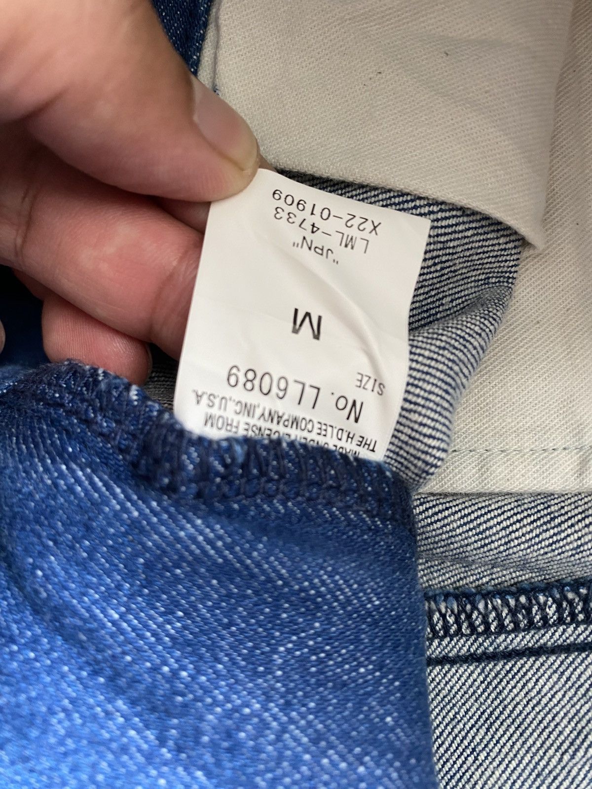 Lee Vintage JapanLee Union Made Denim Work Pants Size US 30 / EU 46 - 6 Thumbnail