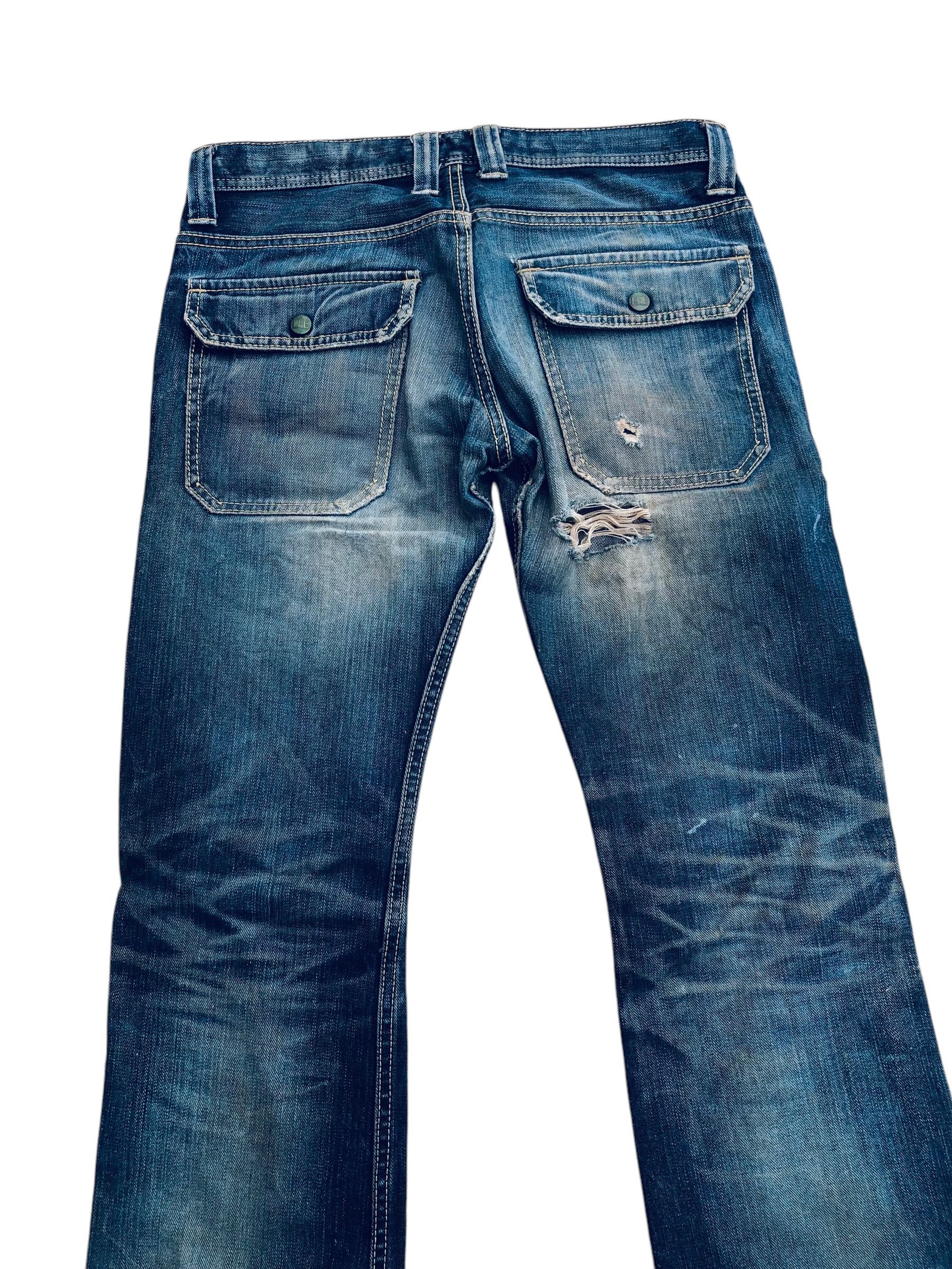 Designer × Lee 🔥Rare🔥Lee Distressed BushPant Style Jeans Size US 30 / EU 46 - 14 Thumbnail