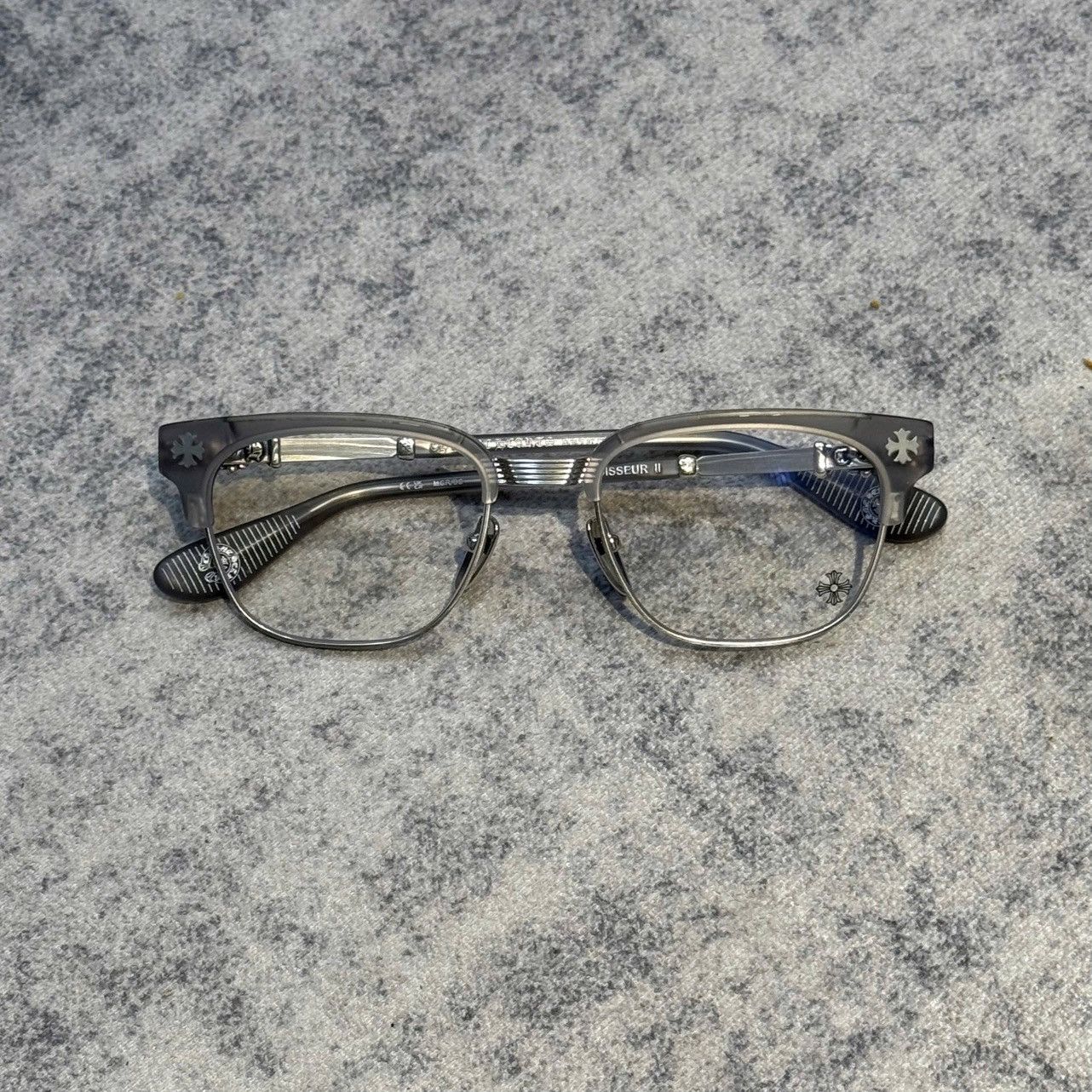 Chrome Hearts CHROME HEARTS BONENNOISSEUR II Matte Graphite/Brushed Silver Size ONE SIZE - 8 Thumbnail