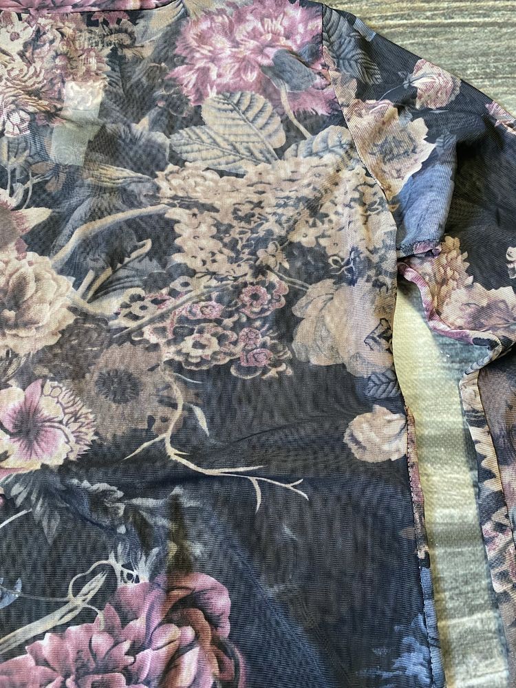 Jean Paul Gaultier Vintage Jean Paul Gaultier Roses Mesh shirt Size US M / EU 48-50 / 2 - 3 Thumbnail