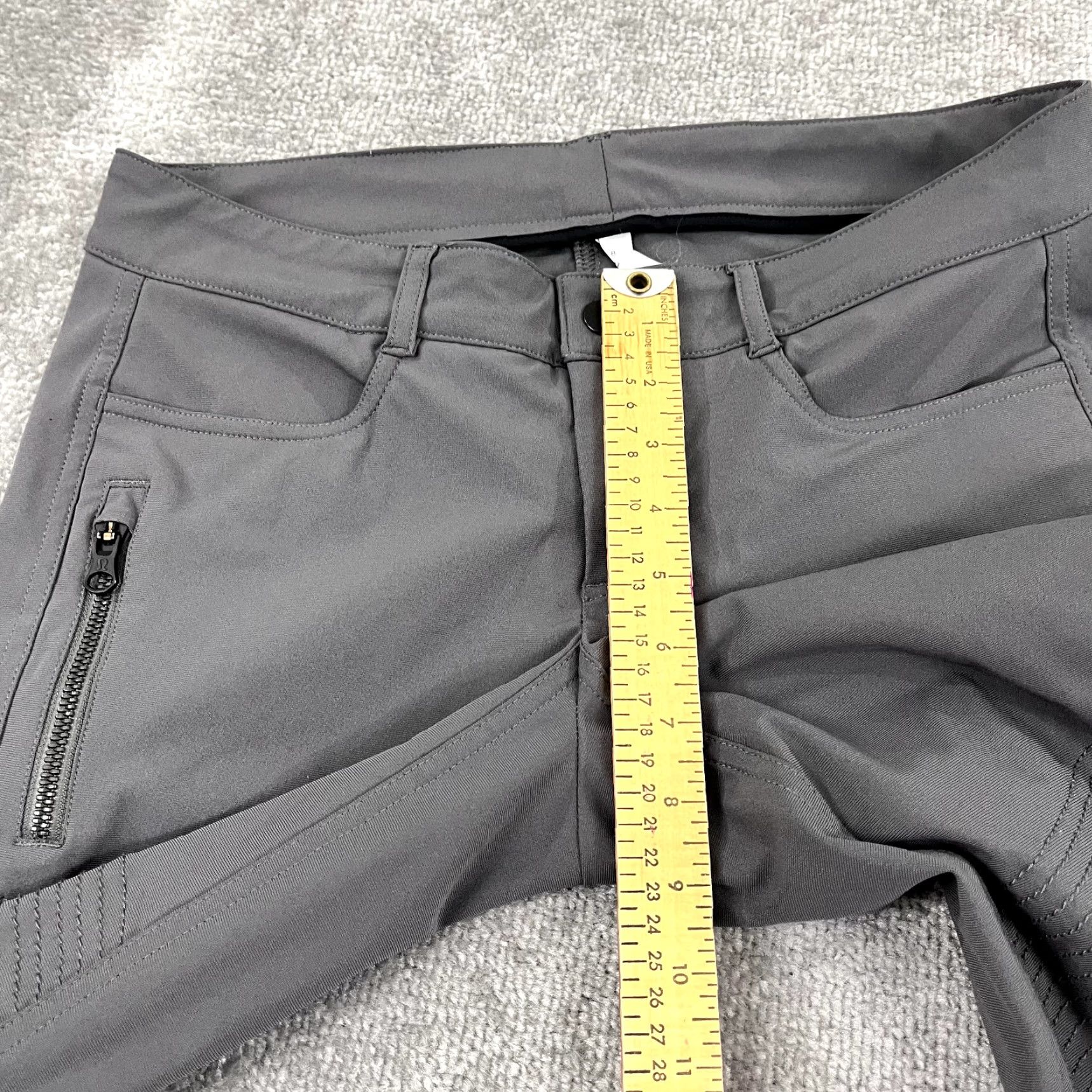 Lululemon LULULEMON Pants Womens Size 8 Slim Gray Bust a Move Moto Travel Workout Commuter Pants Size 30" / US 8 / IT 44 - 7 Thumbnail