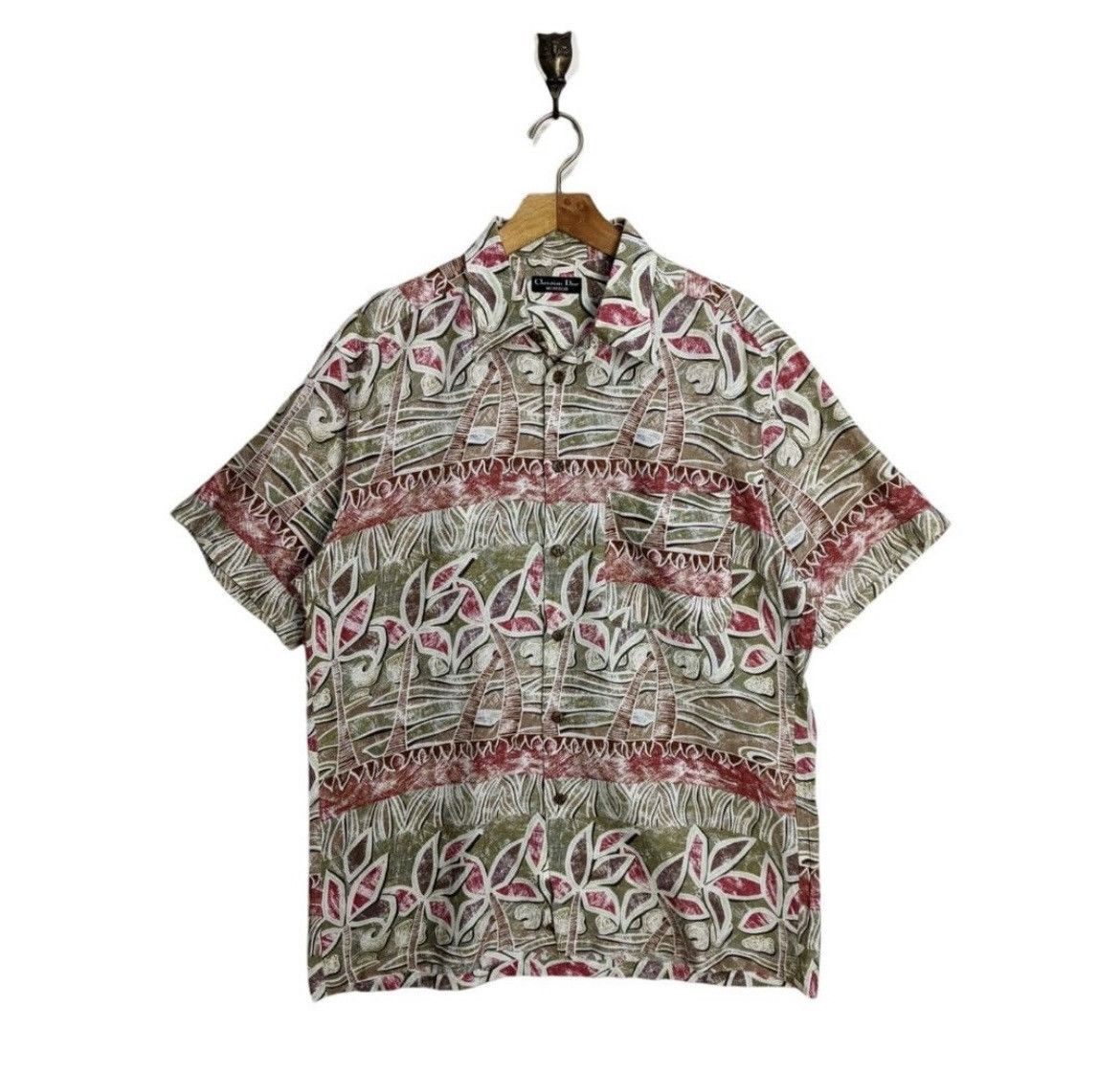 Christian Dior Monsieur × Dior Vintage Christian Dior Sports Hawaii Shirt Size US L / EU 52-54 / 3 - 1 Thumbnail