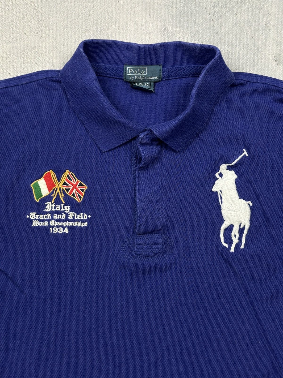 Polo Ralph Lauren Vintage Polo Ralph Lauren Italy 1934 Track &Field Chief Keef Size US M / EU 48-50 / 2 - 5 Thumbnail