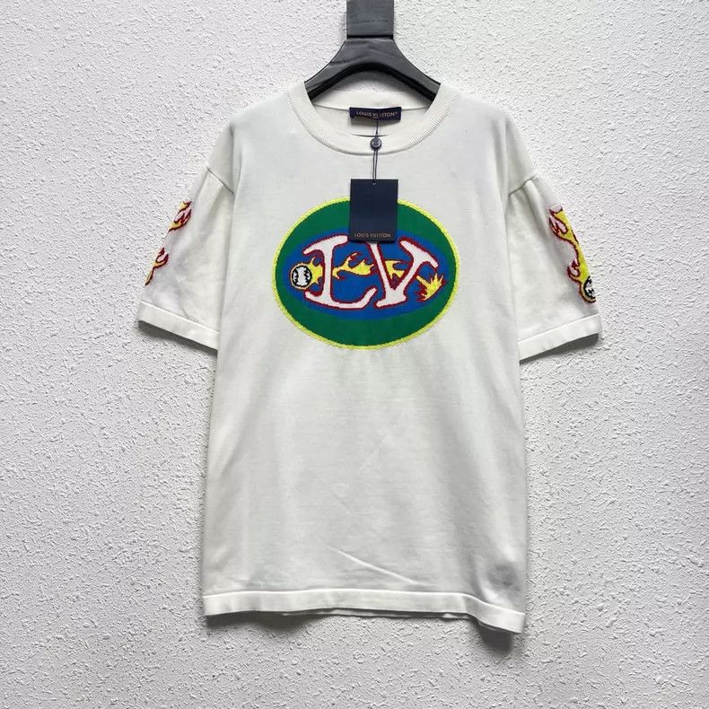 Louis Vuitton LOUIS VUITTON 23 New Flame Baseball LOGO Jacquard Knit Shor Size US XXL / EU 58 / 5 - 1 Thumbnail