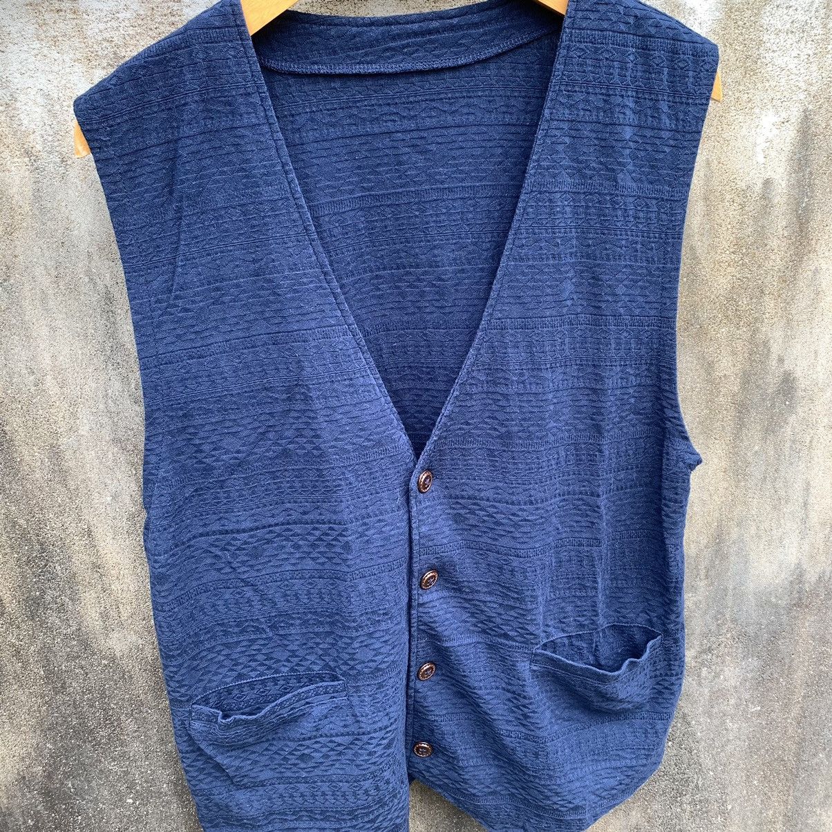 Japanese Brand BUTTONED VEST WITH POCKETS GANG BUSTER Size US M / EU 48-50 / 2 - 2 Thumbnail