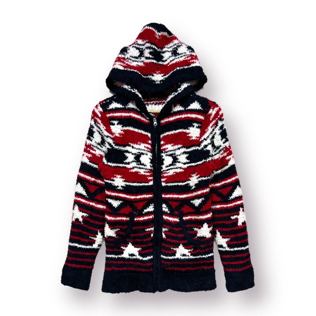 Japanese Brand 🔥Rodeo Crown navajo / chimayo / native design hooded - M Size S / US 4 / IT 40 - 1 Thumbnail