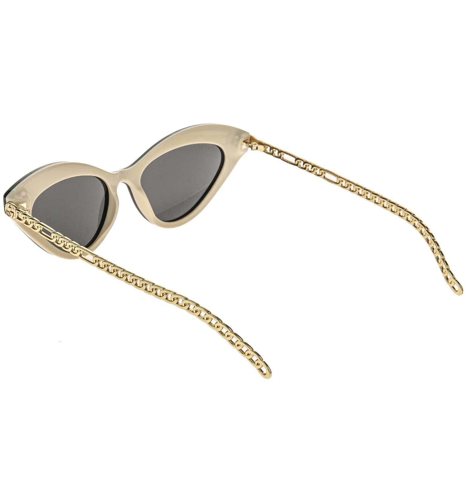 Gucci GUCCI GG0978S CHAIN 0978 Gold Black Crystal Heart 004 Size ONE SIZE - 9 Thumbnail