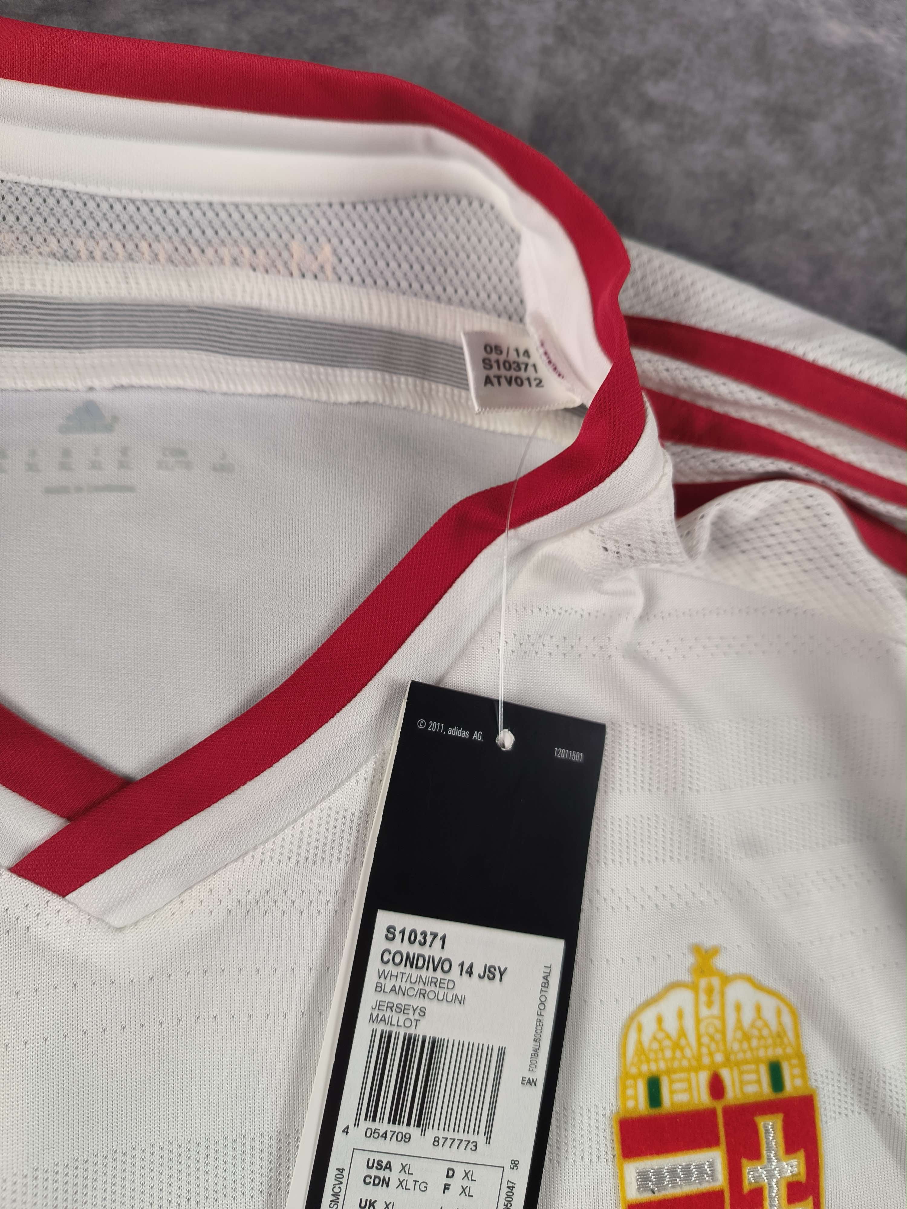 Adidas NEW Hungary 2014-16 Adidas away football jersey size XL Size US XL / EU 56 / 4 - 7 Thumbnail