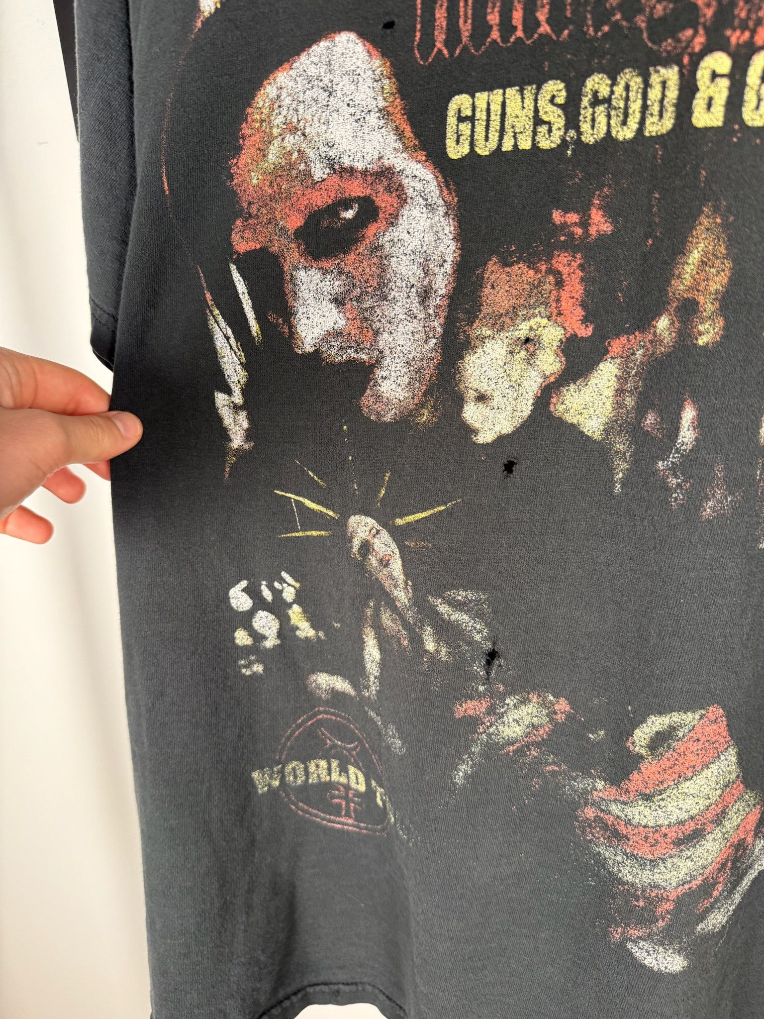 Vintage 🚭MARILYN MANSON VINTAGE GRAIL🚭 GUNS GOD GOVERNMENT T SHIRT Size US L / EU 52-54 / 3 - 6 Thumbnail