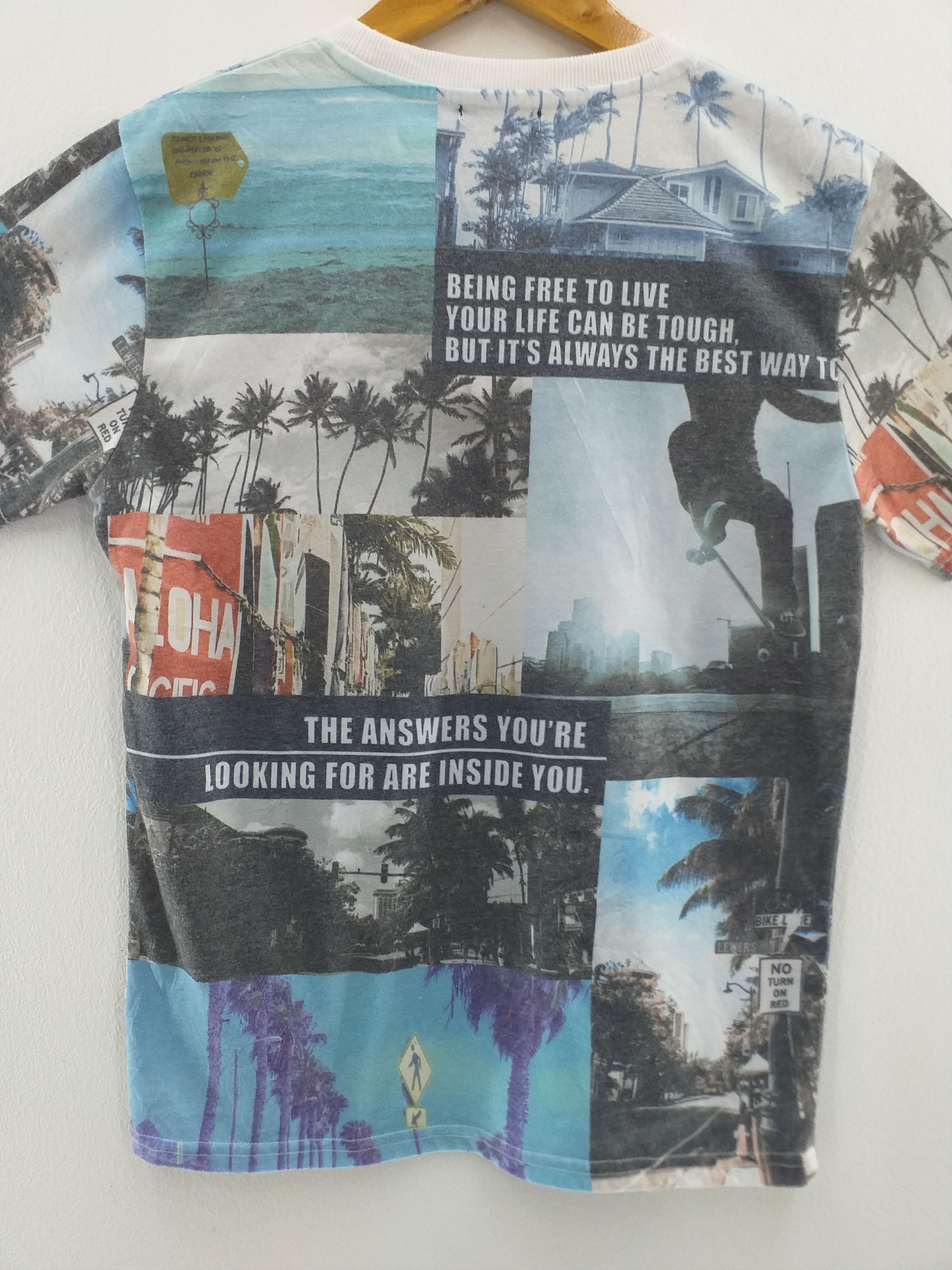 Japanese Brand Avail AVANT GARDE Fullprint City Design T-Shirt A065 Size US M / EU 48-50 / 2 - 4 Thumbnail