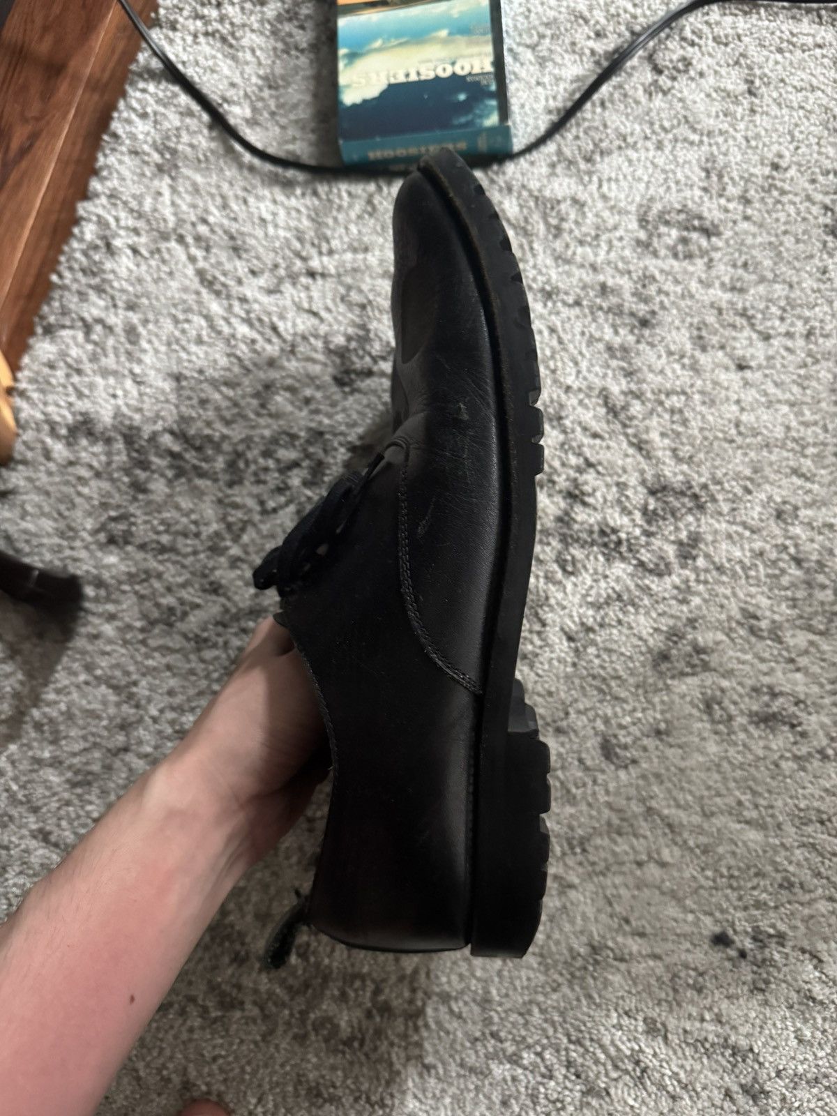 Comme des Garcons Homme Plus SS2011 Comme Des Garcons Runway Leather Skull Derby Shoes Size US 11 / EU 44 - 8 Thumbnail