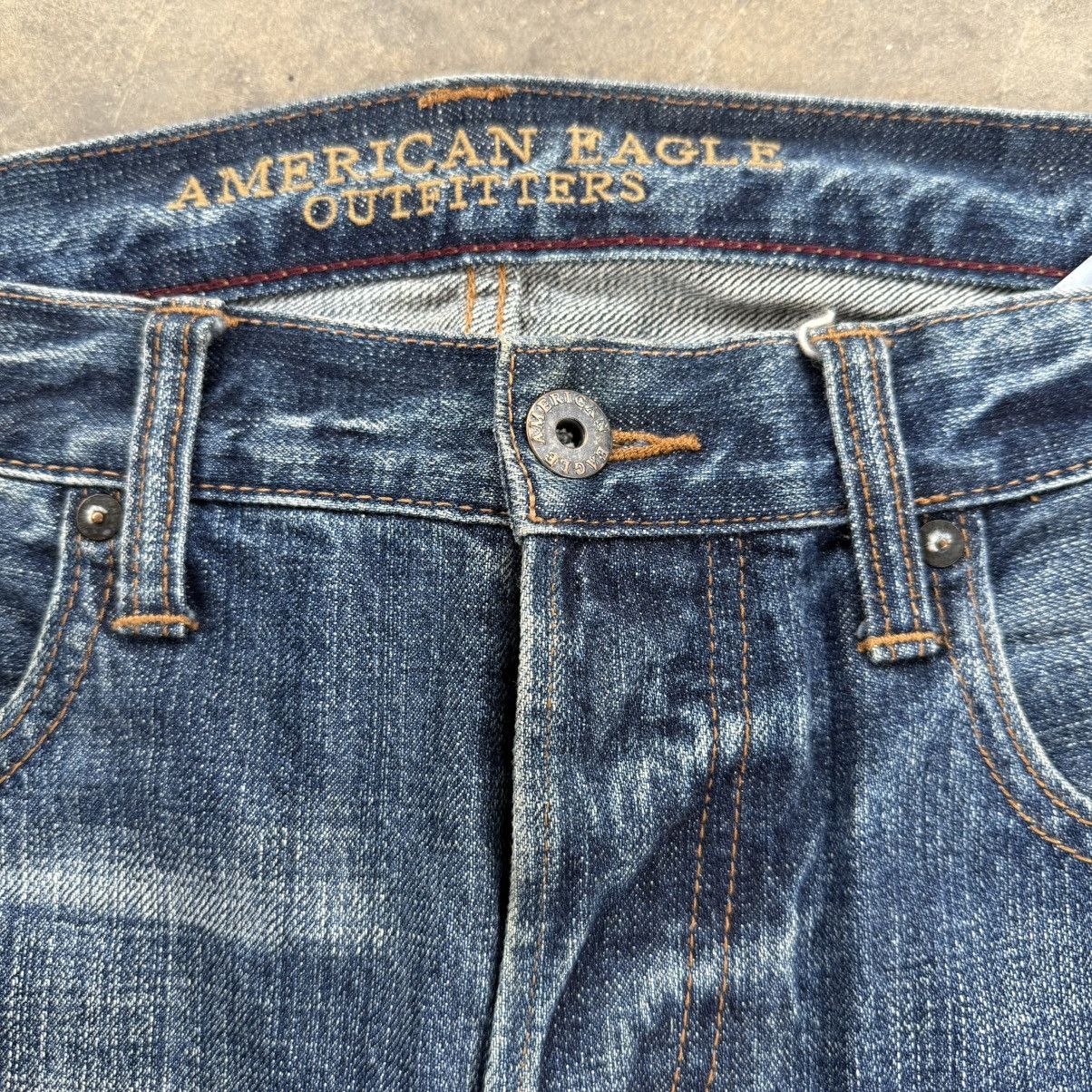American Eagle Outfitters VINTAGE AEO SELVEGE JEANS DENIM PANTS Size US 36 / EU 52 - 7 Thumbnail