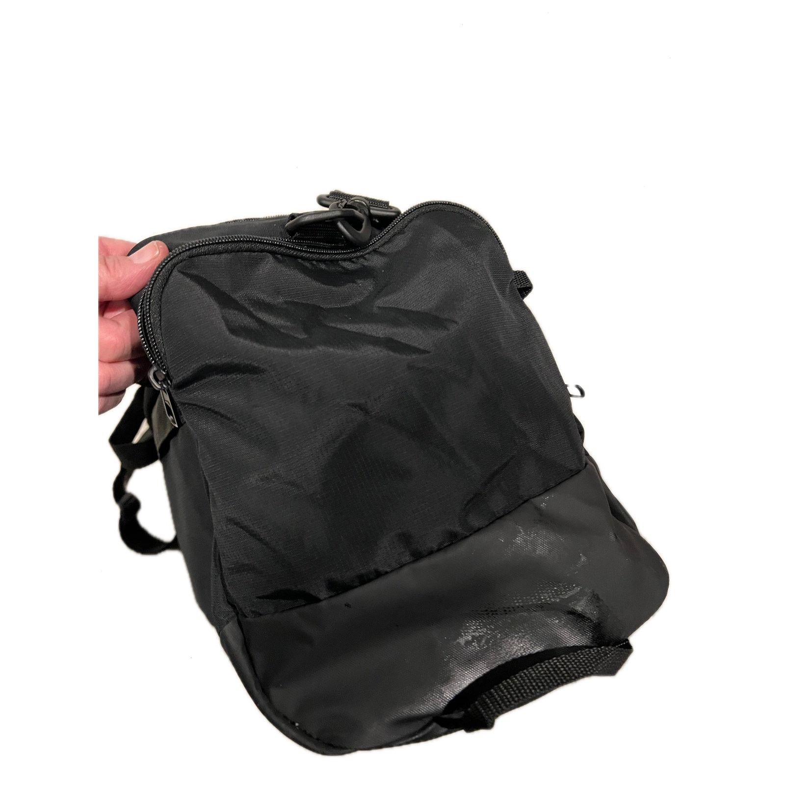 Adidas Adidas Defender Medium 20"x12"x10" Black White Duffel Bag Size ONE SIZE - 6 Thumbnail