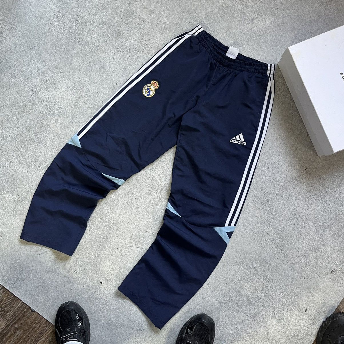 Adidas Adidas Vintage Track Pants Real Madrid Stripes Drill Size US 30 / EU 46 - 2 Thumbnail